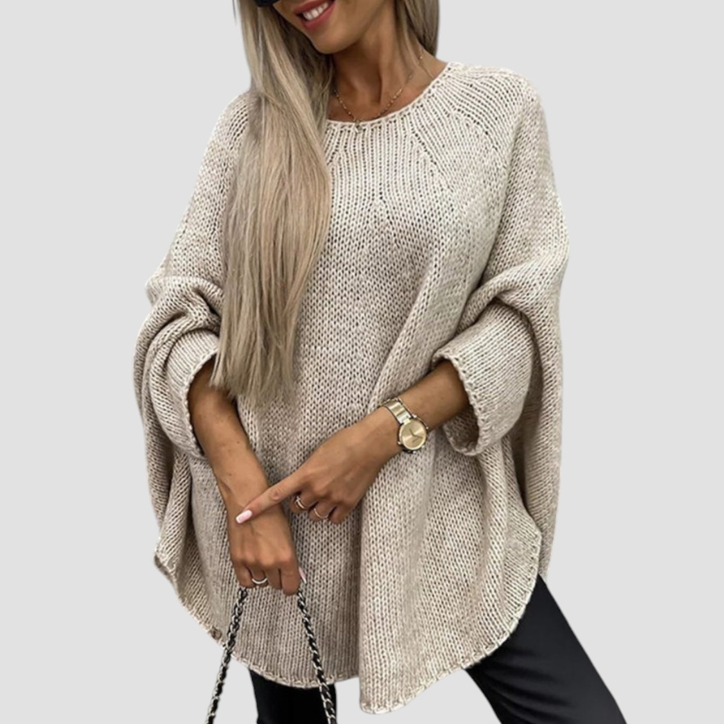Marta – Pullover Elegante per Donna con Collo Rotondo