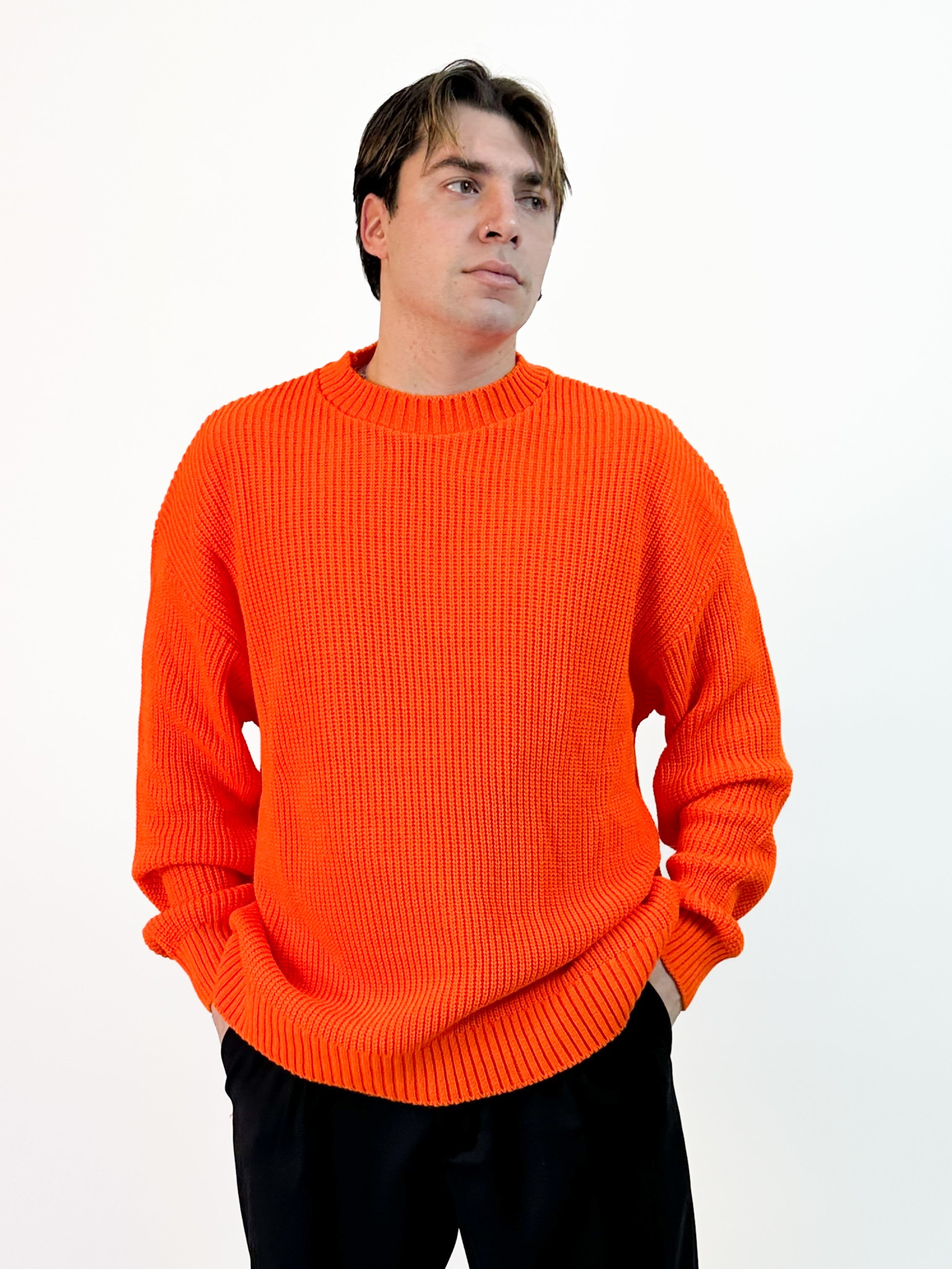 MAGLIONE OVERSIZE ORANGE