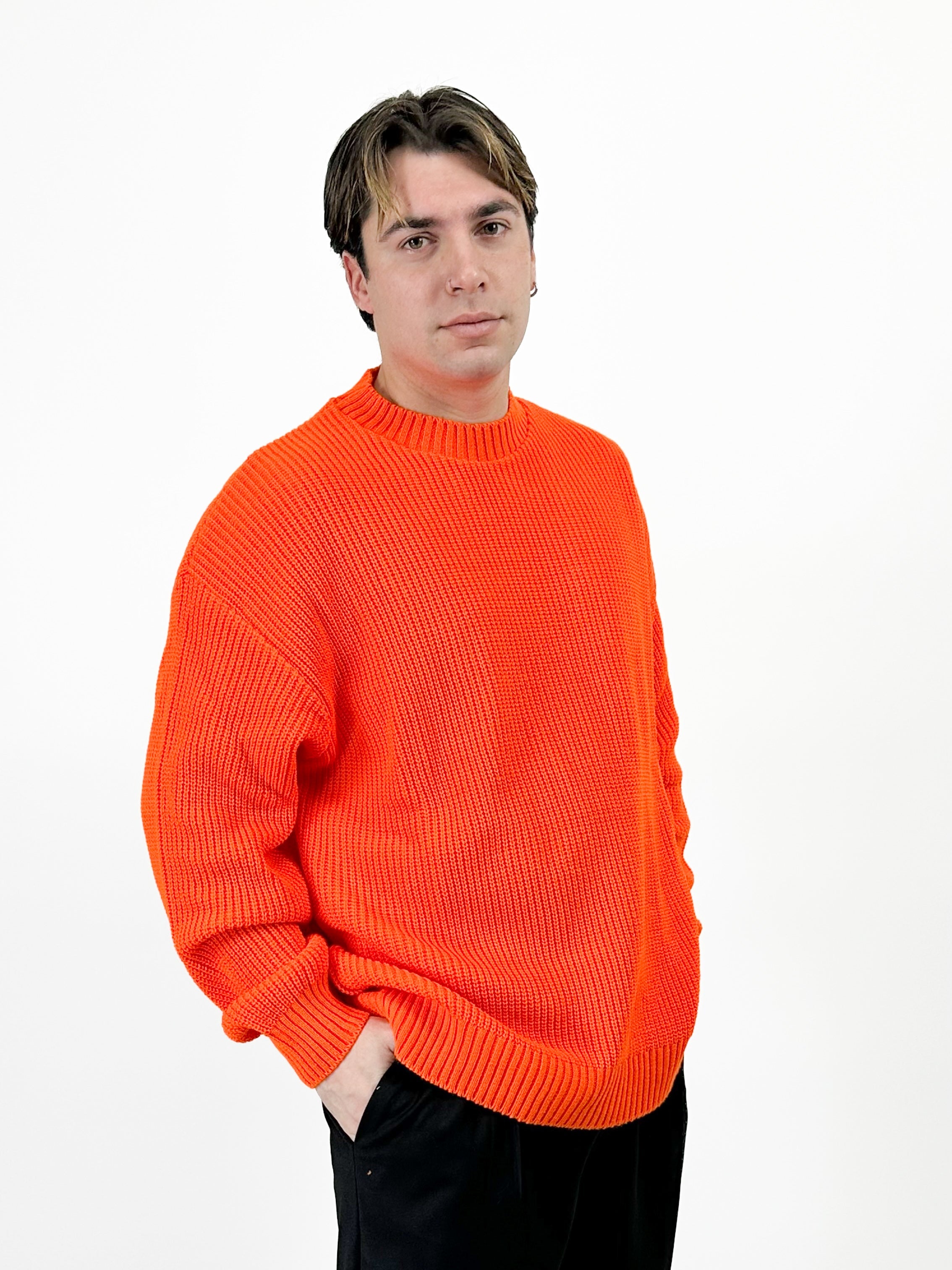 MAGLIONE OVERSIZE ORANGE