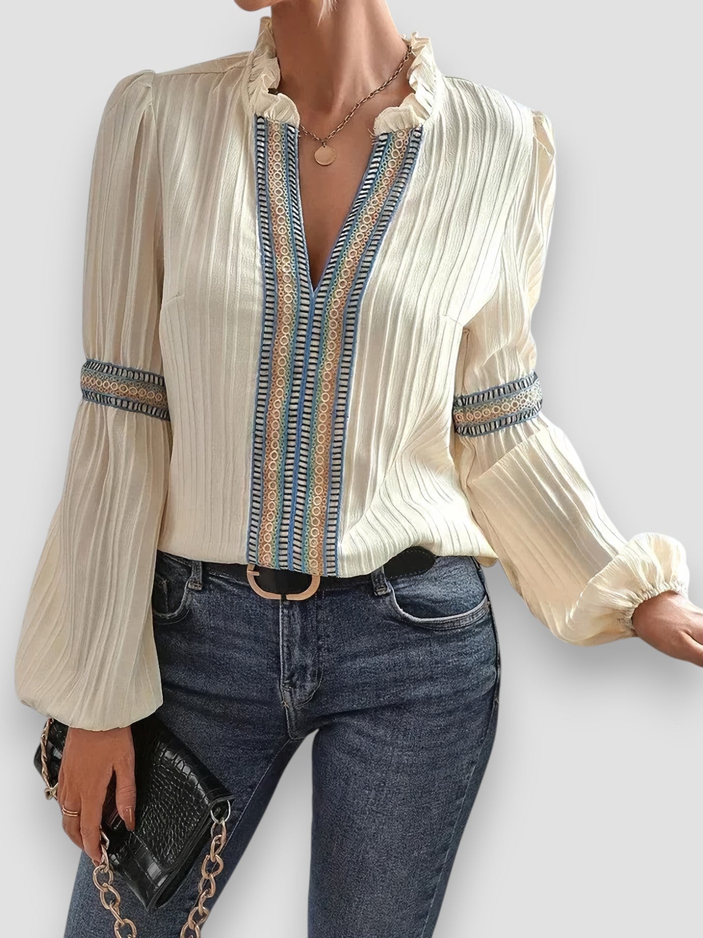 Federica | Blusa in Pizzo
