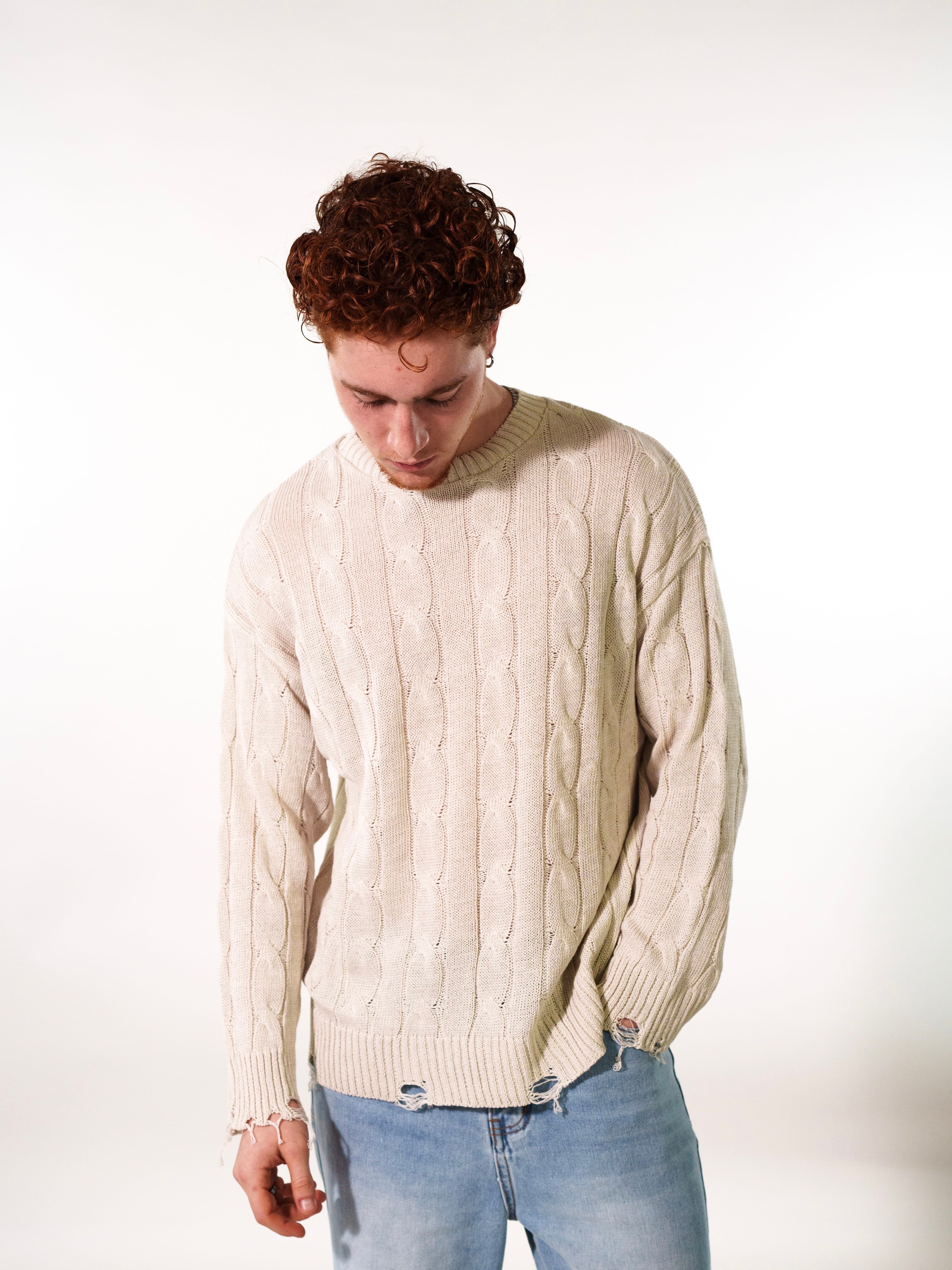 MAGLIA TRECCIA CON STRAPPI