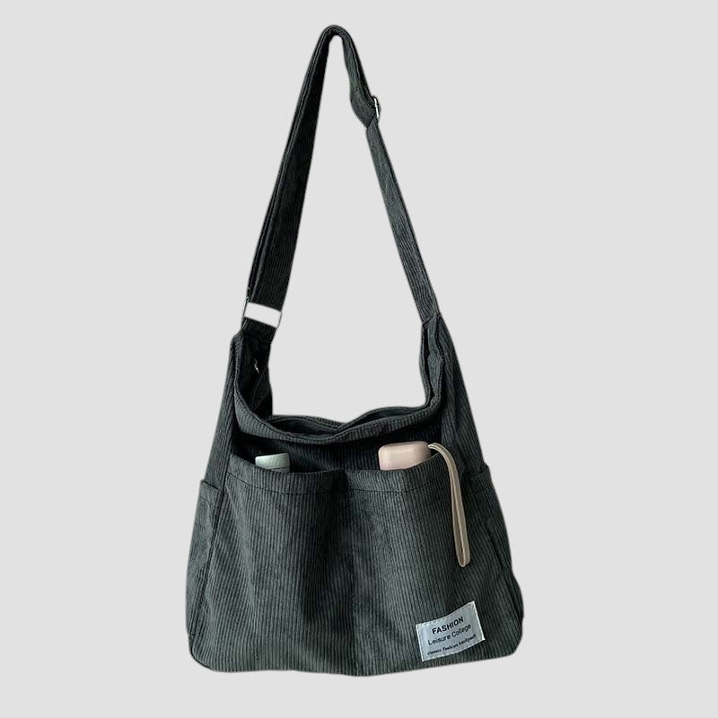 Sarina - Borsa a Spalla in Corduroy