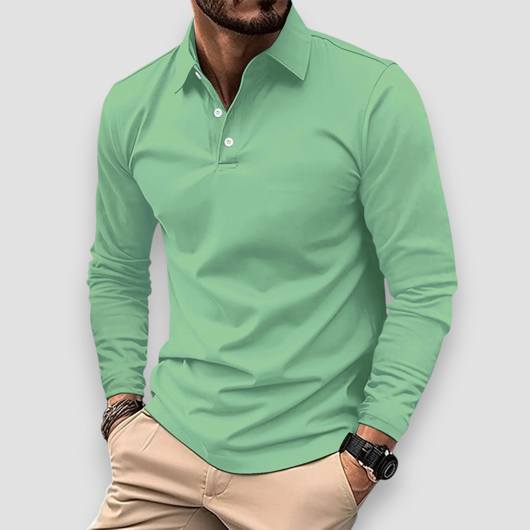 Vincenzo | Polo a Maniche Lunghe