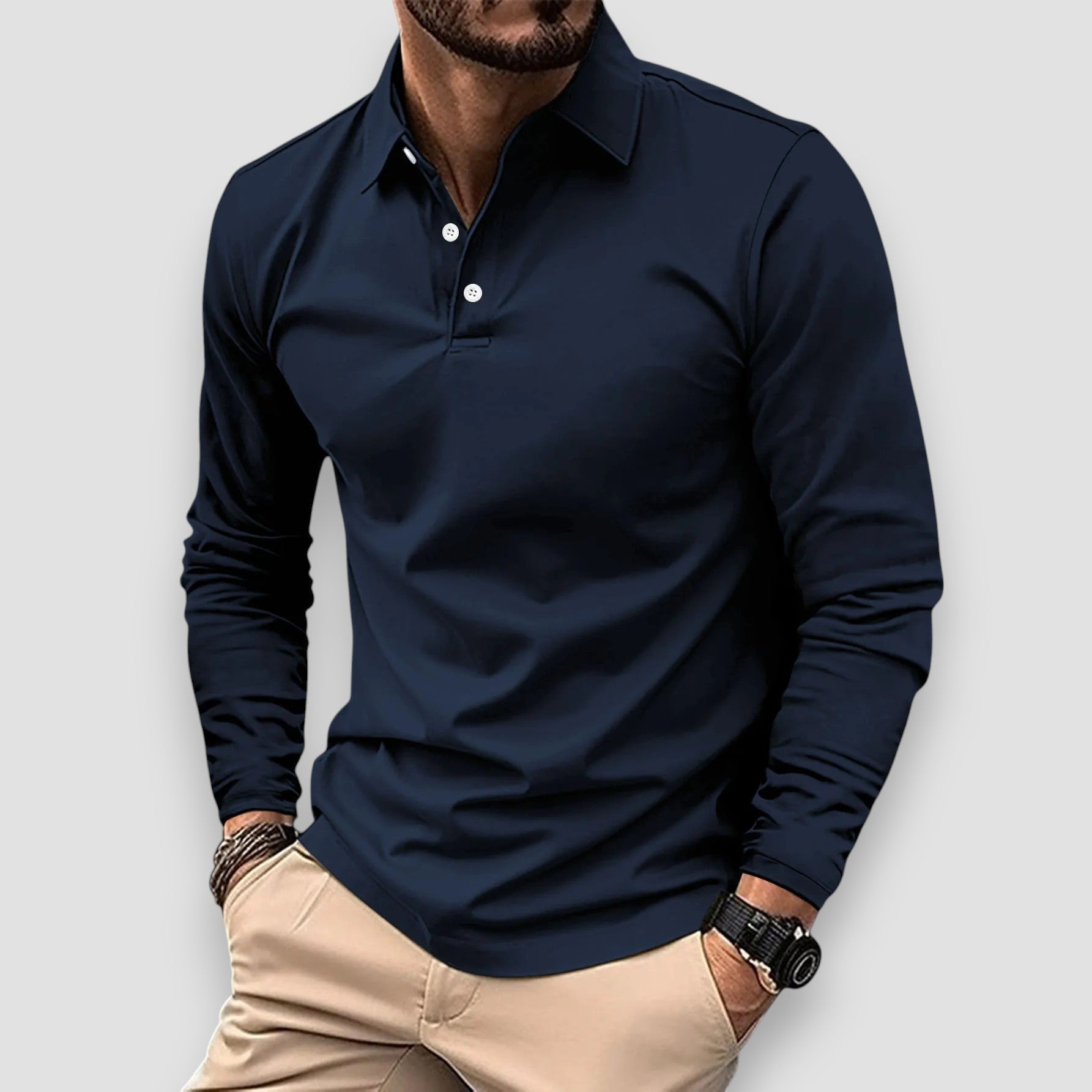 Vincenzo | Polo a Maniche Lunghe