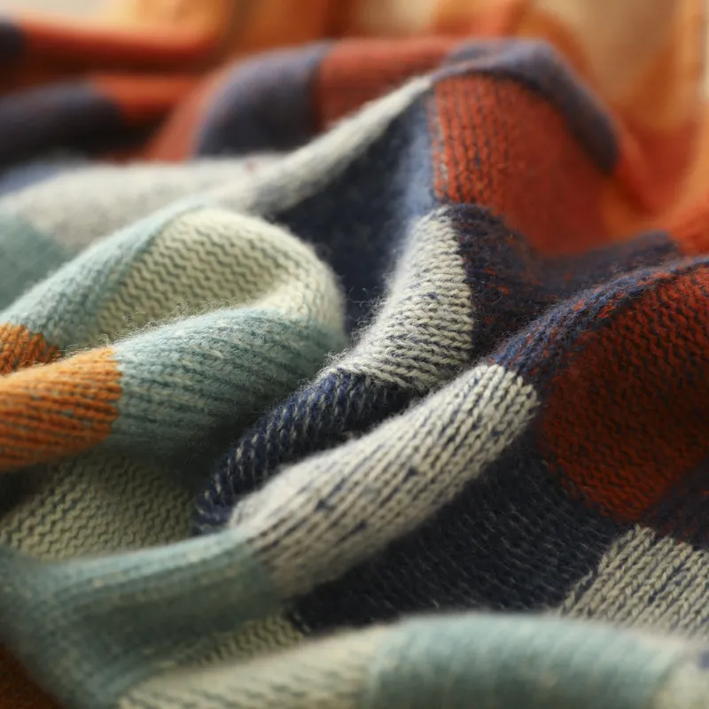 Catherina | Maglione Collo Alto Patchwork Couture