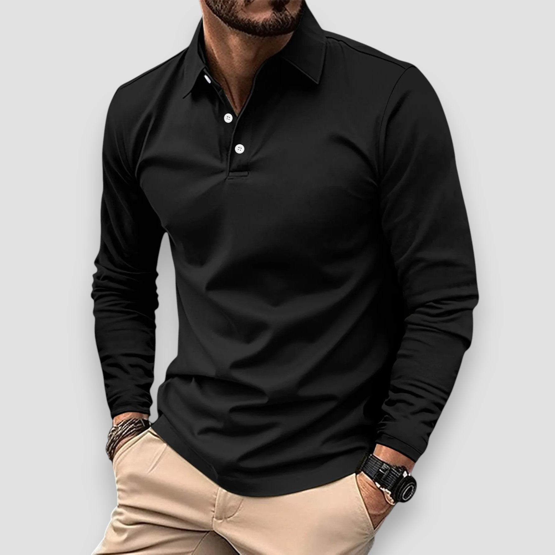 Vincenzo | Polo a Maniche Lunghe