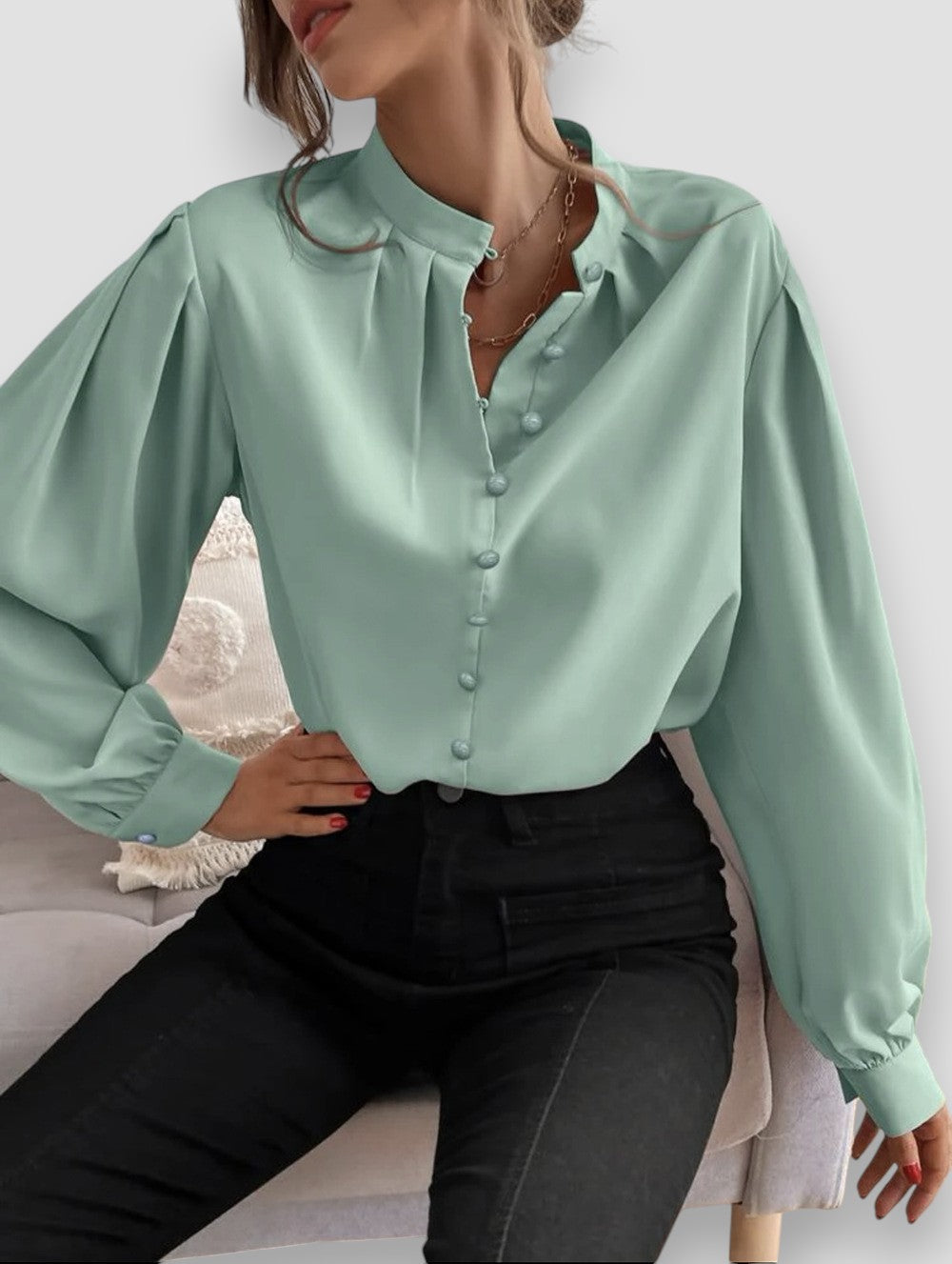 Joan | Blusa Chic per Donna | Con Colletto