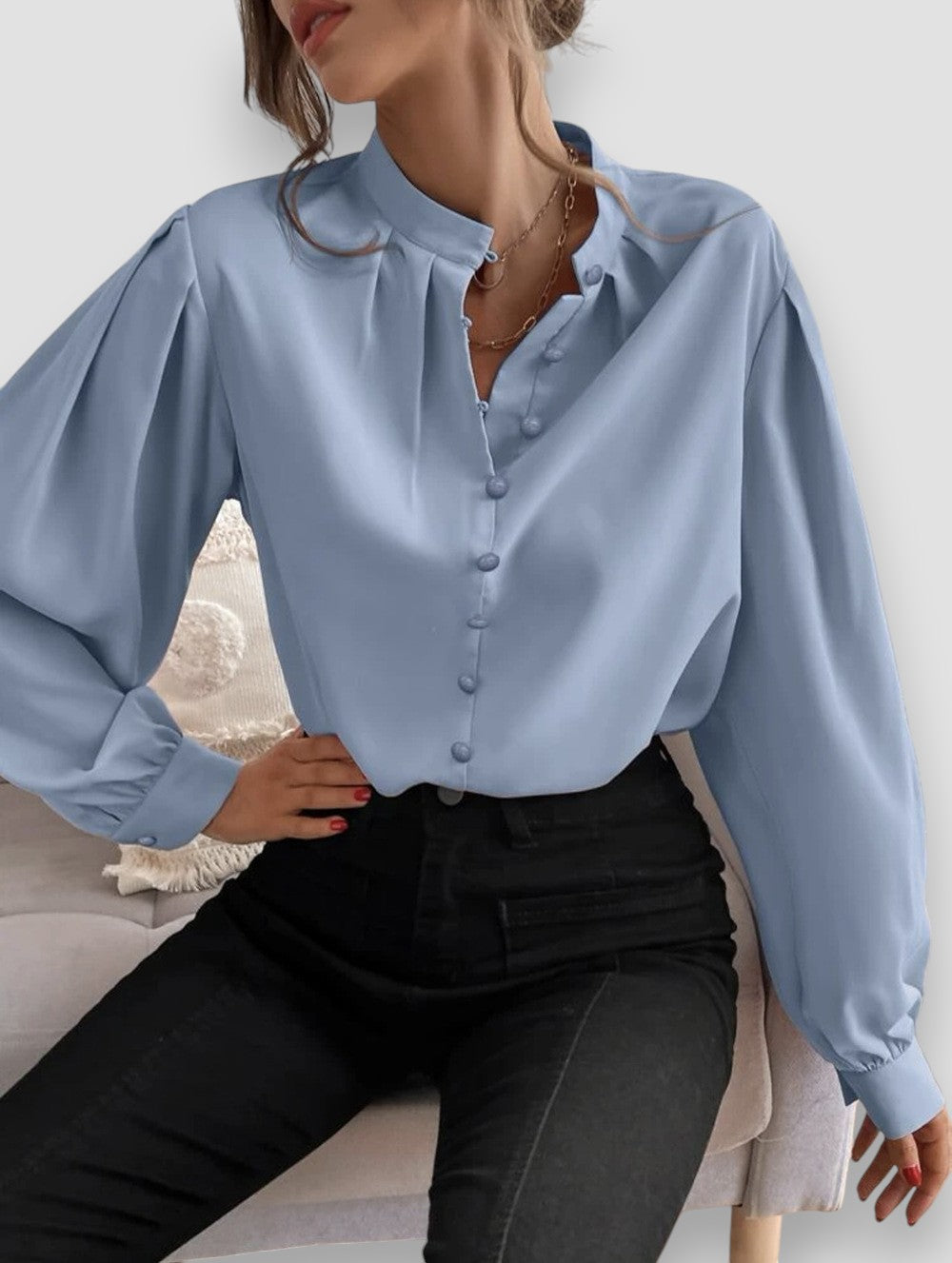 Joan | Blusa Chic per Donna | Con Colletto