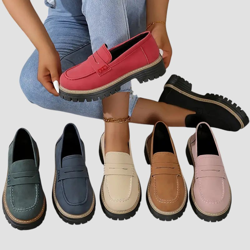 Martine | Mocassini di lusso in pelle scamosciata – Stile e comfort in uno!