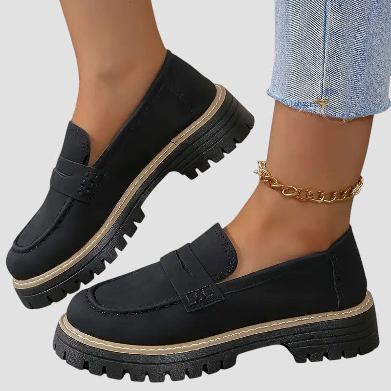 Martine | Mocassini di lusso in pelle scamosciata – Stile e comfort in uno!