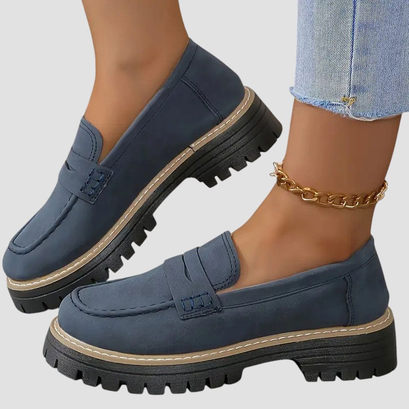 Martine | Mocassini di lusso in pelle scamosciata – Stile e comfort in uno!