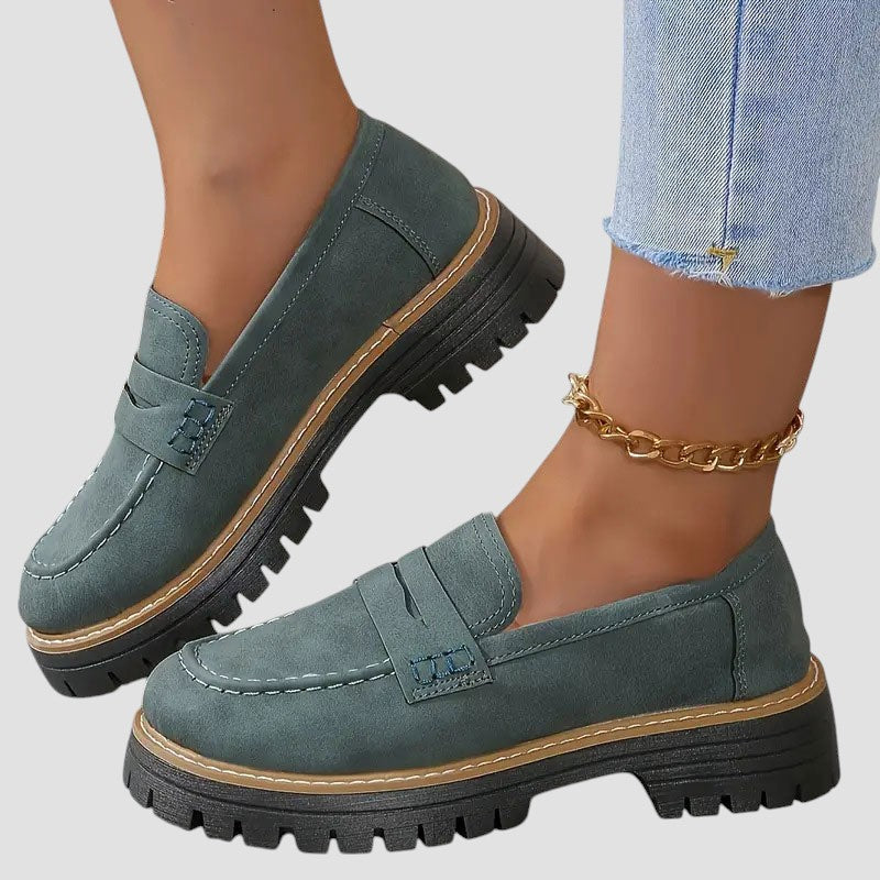 Martine | Mocassini di lusso in pelle scamosciata – Stile e comfort in uno!