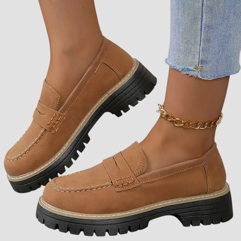Martine | Mocassini di lusso in pelle scamosciata – Stile e comfort in uno!