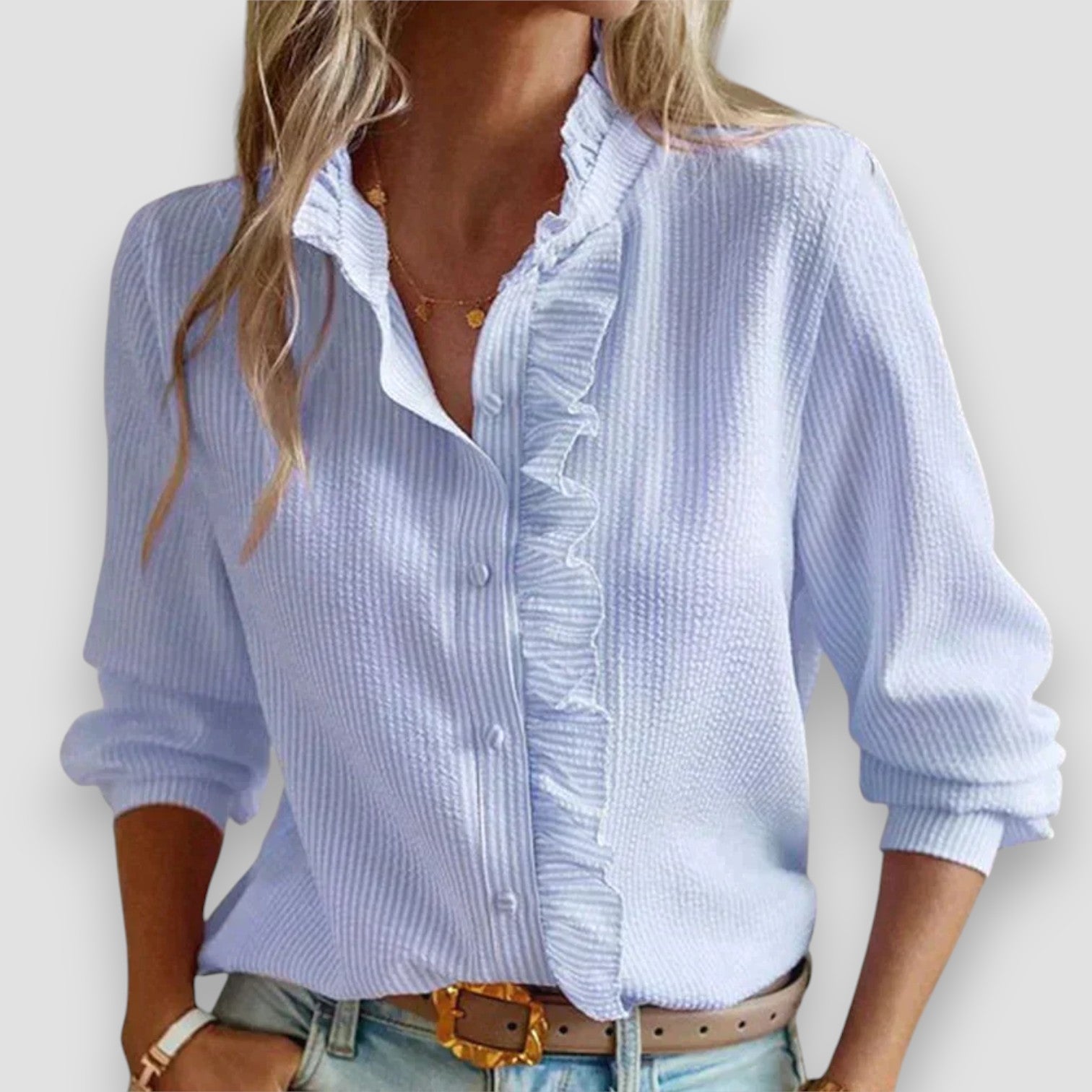 Aurora | Camicia Elegante con Volant