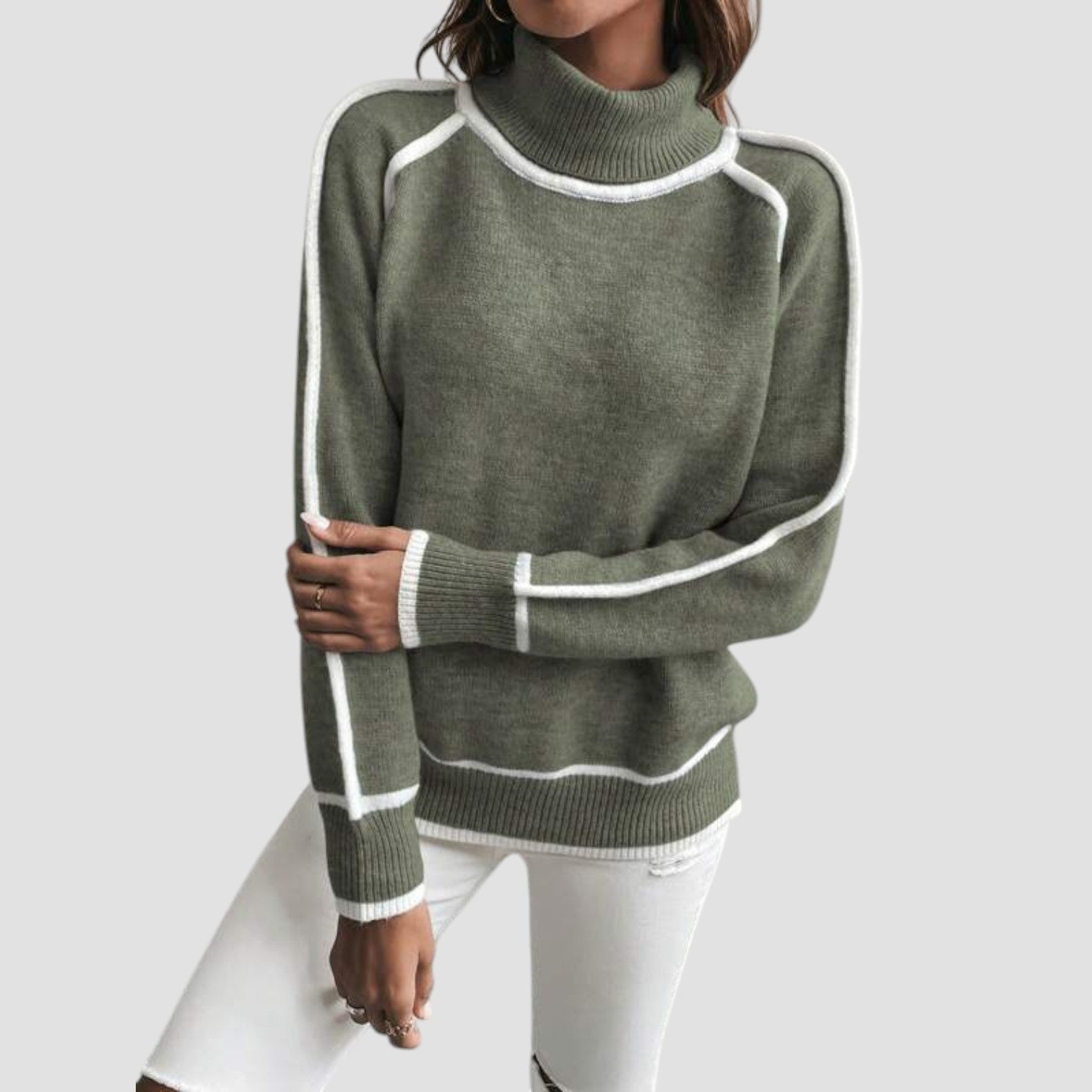 Monica | Maglione Elegante e Imbottito