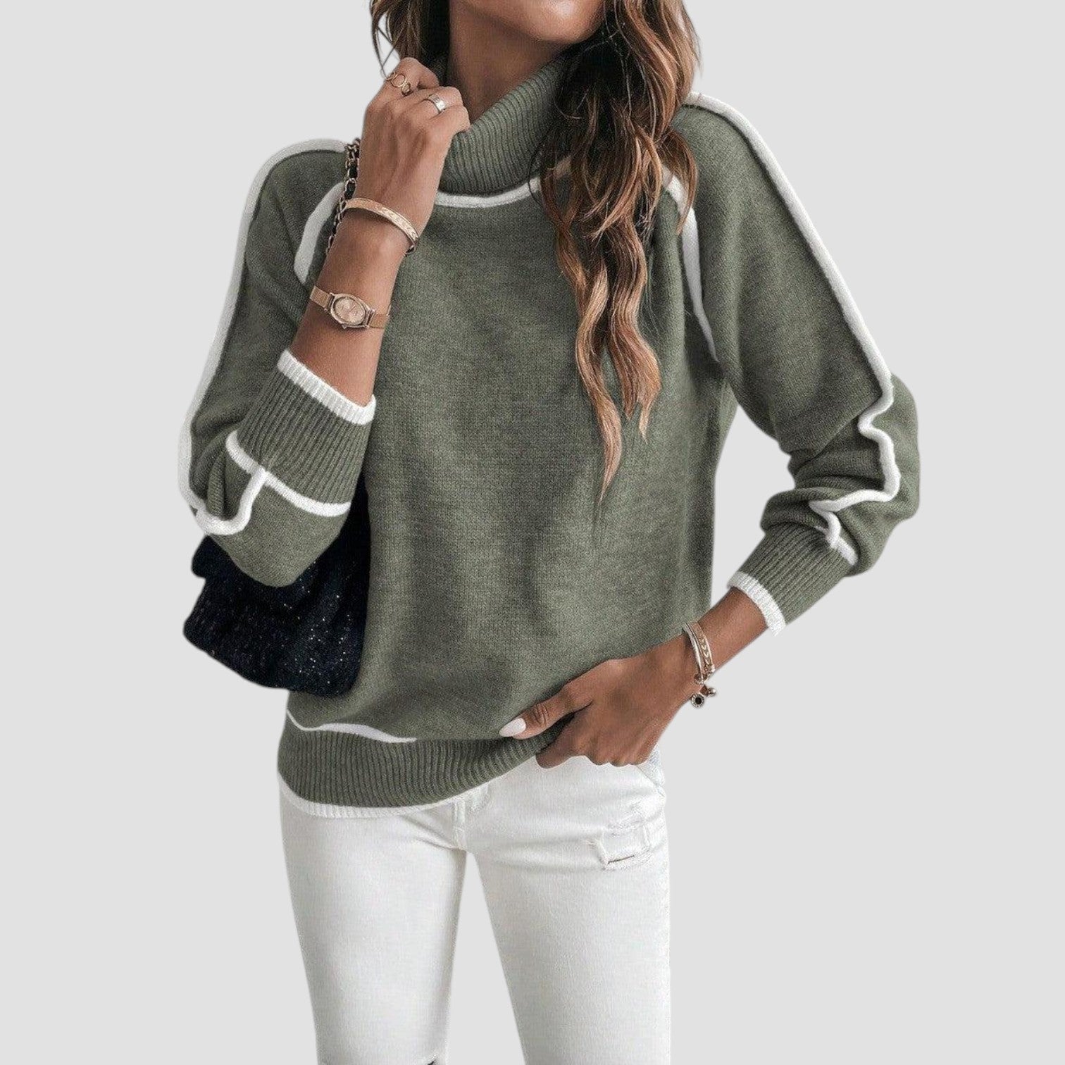 Monica | Maglione Elegante e Imbottito