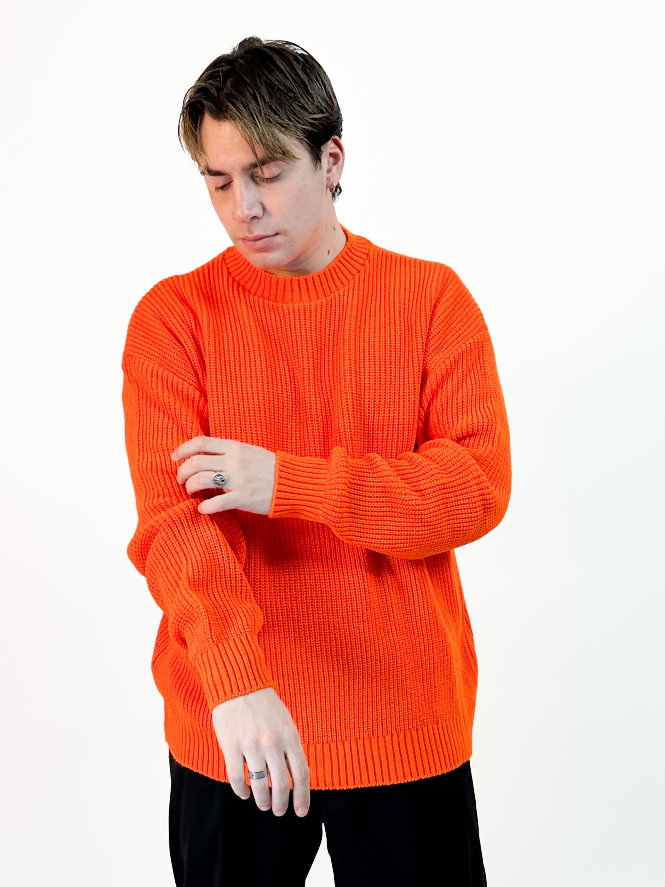 MAGLIONE OVERSIZE ORANGE