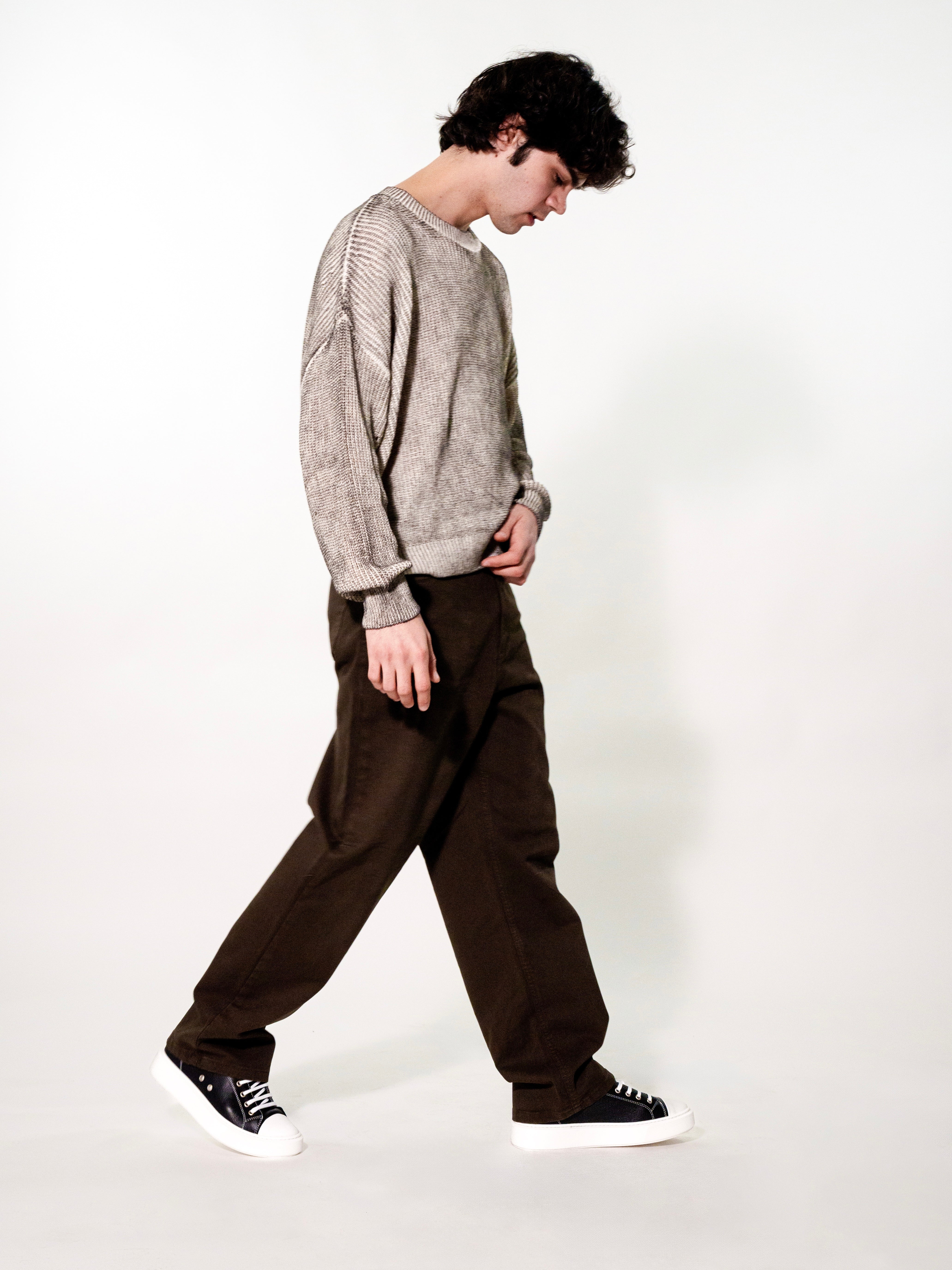 PANTALONE AMPIO IN COTONE