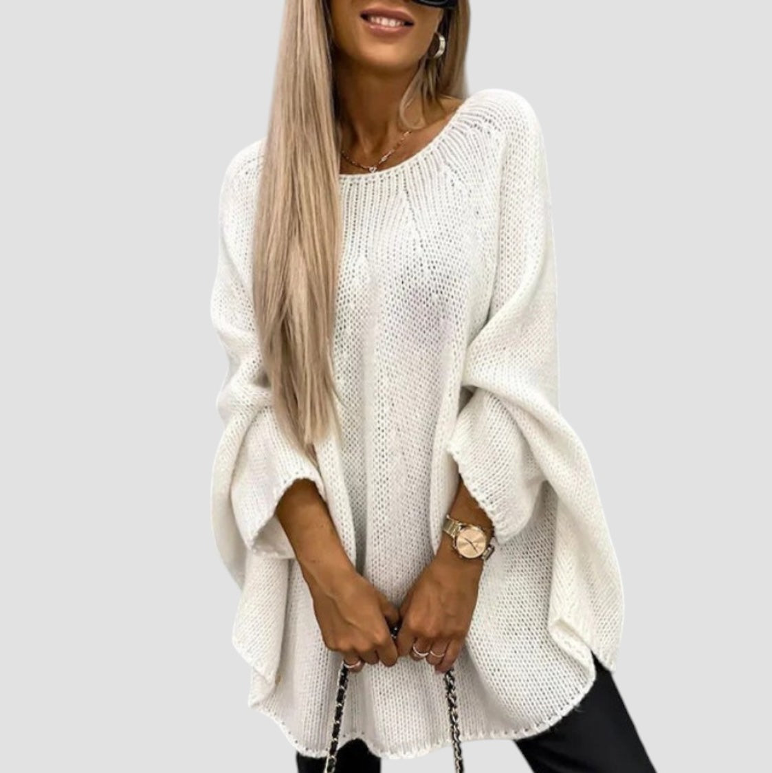 Marta – Pullover Elegante per Donna con Collo Rotondo