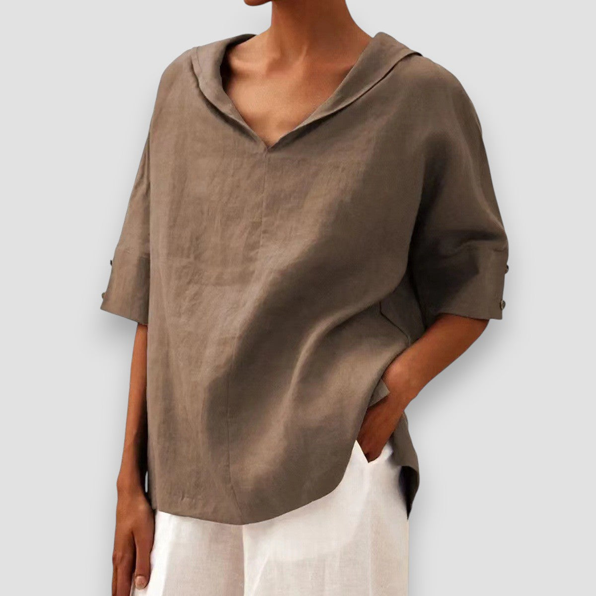 Elda | Camicia Scollo V