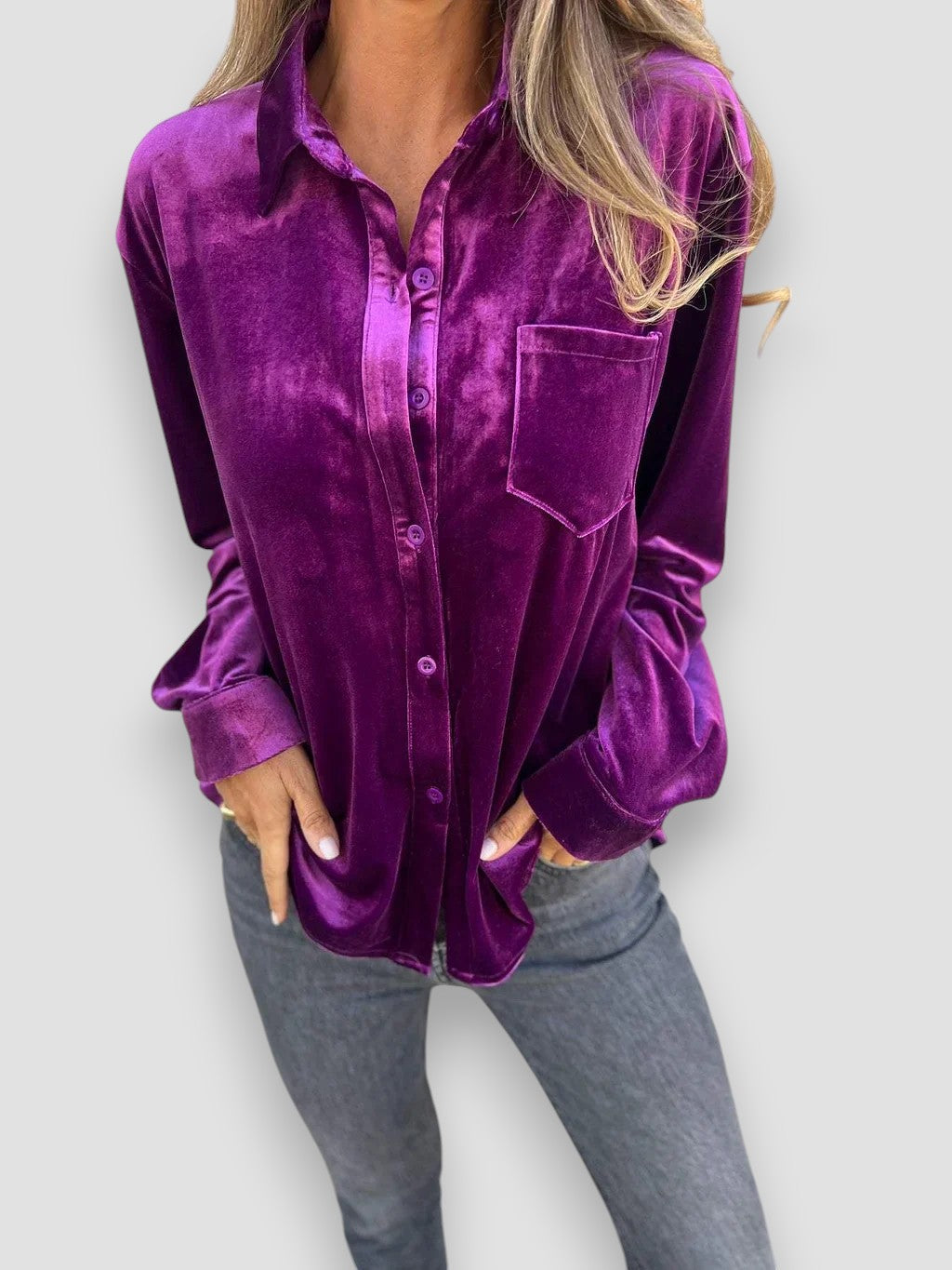 Catherine – Blusa in Velluto