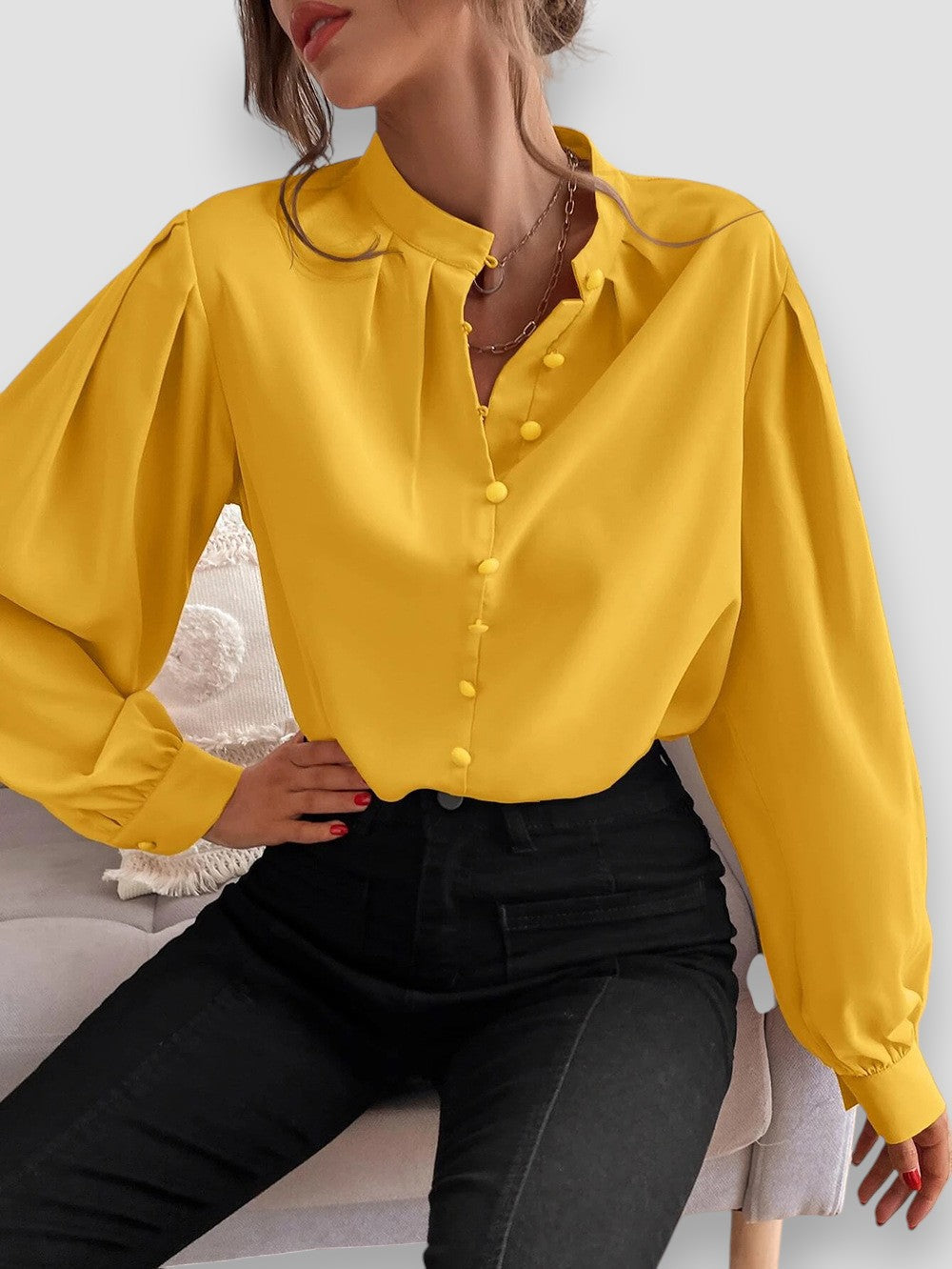 Joan | Blusa Chic per Donna | Con Colletto