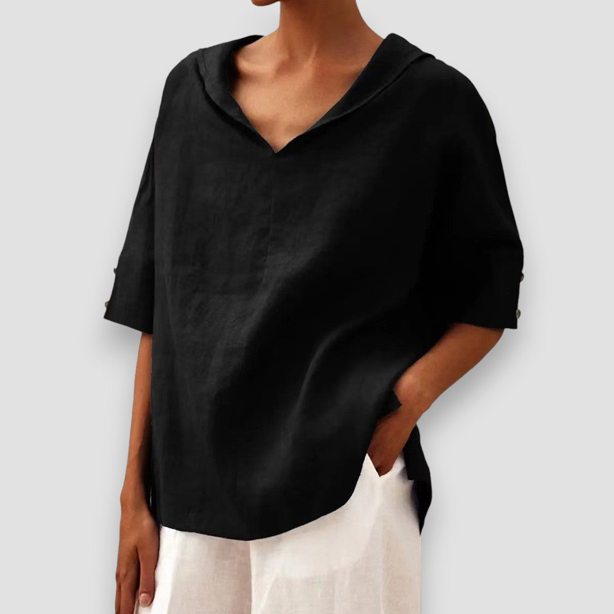 Elda | Camicia Scollo V
