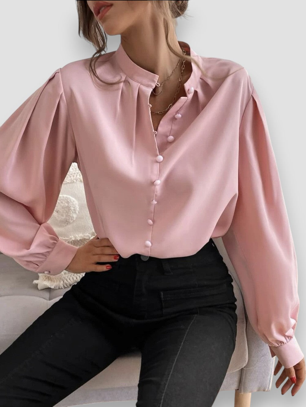 Joan | Blusa Chic per Donna | Con Colletto