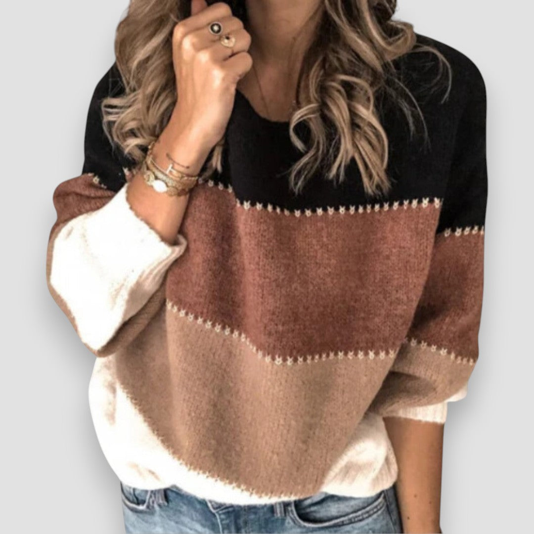 Vera – Pullover a Strisce Raffinato