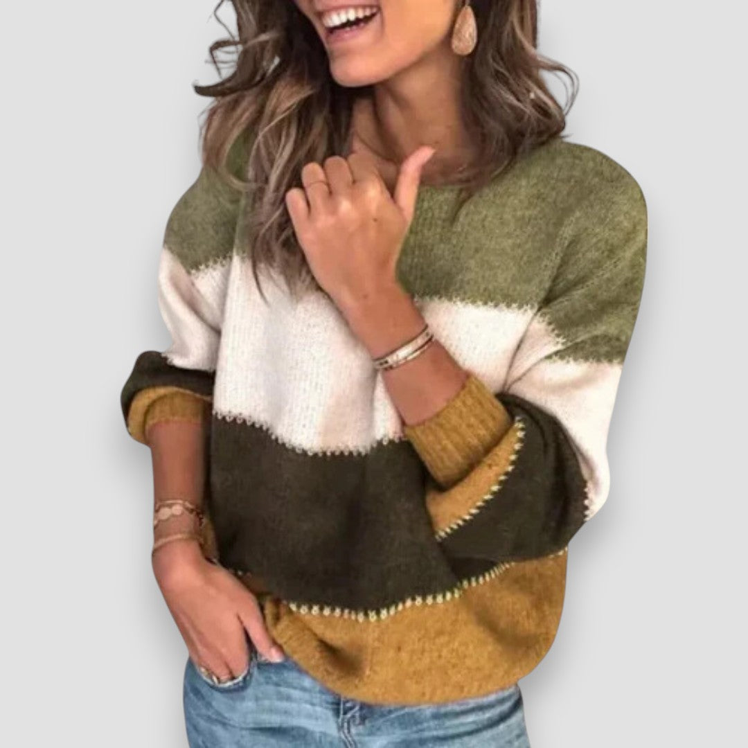Vera – Pullover a Strisce Raffinato