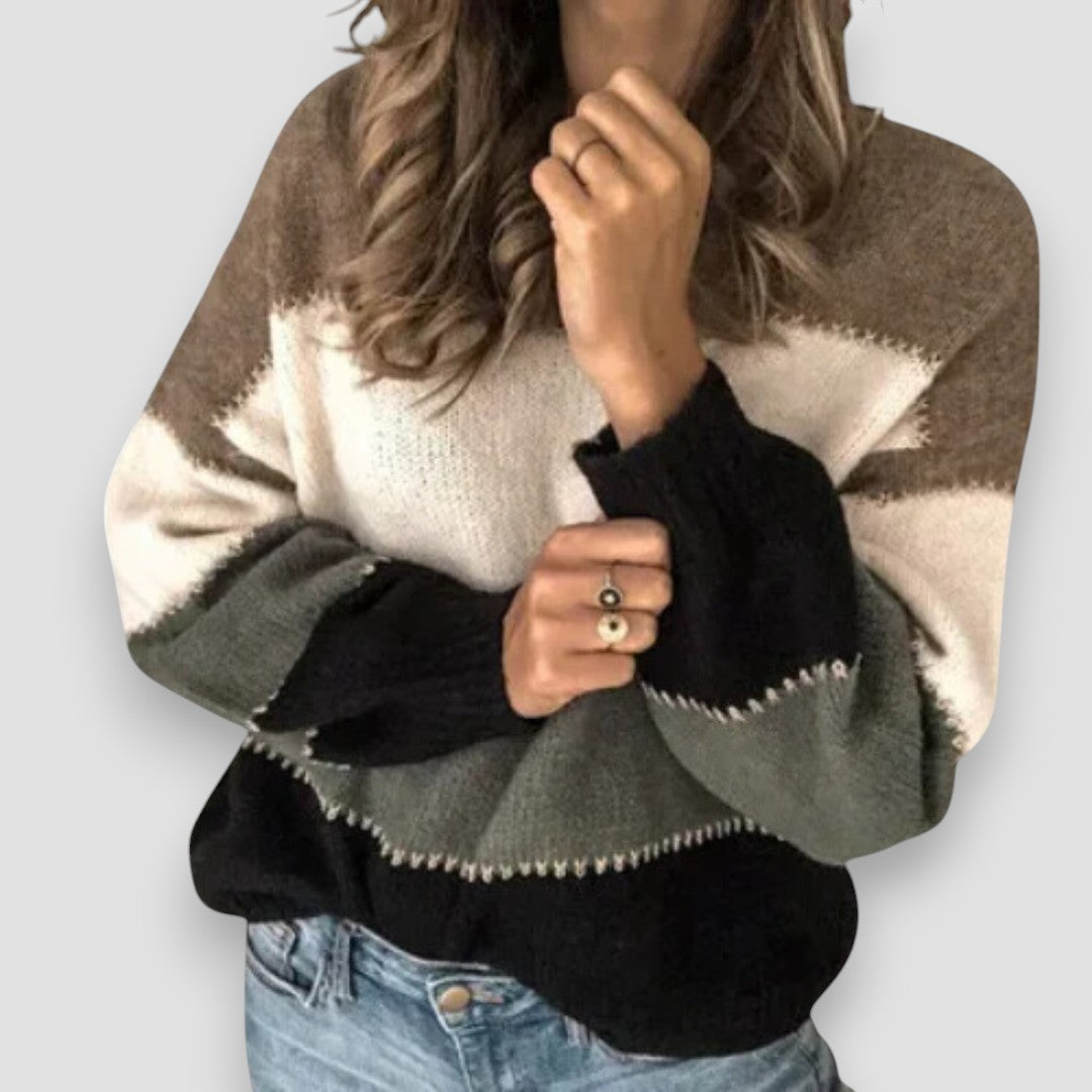 Vera – Pullover a Strisce Raffinato