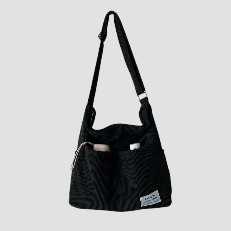 Sarina - Borsa a Spalla in Corduroy