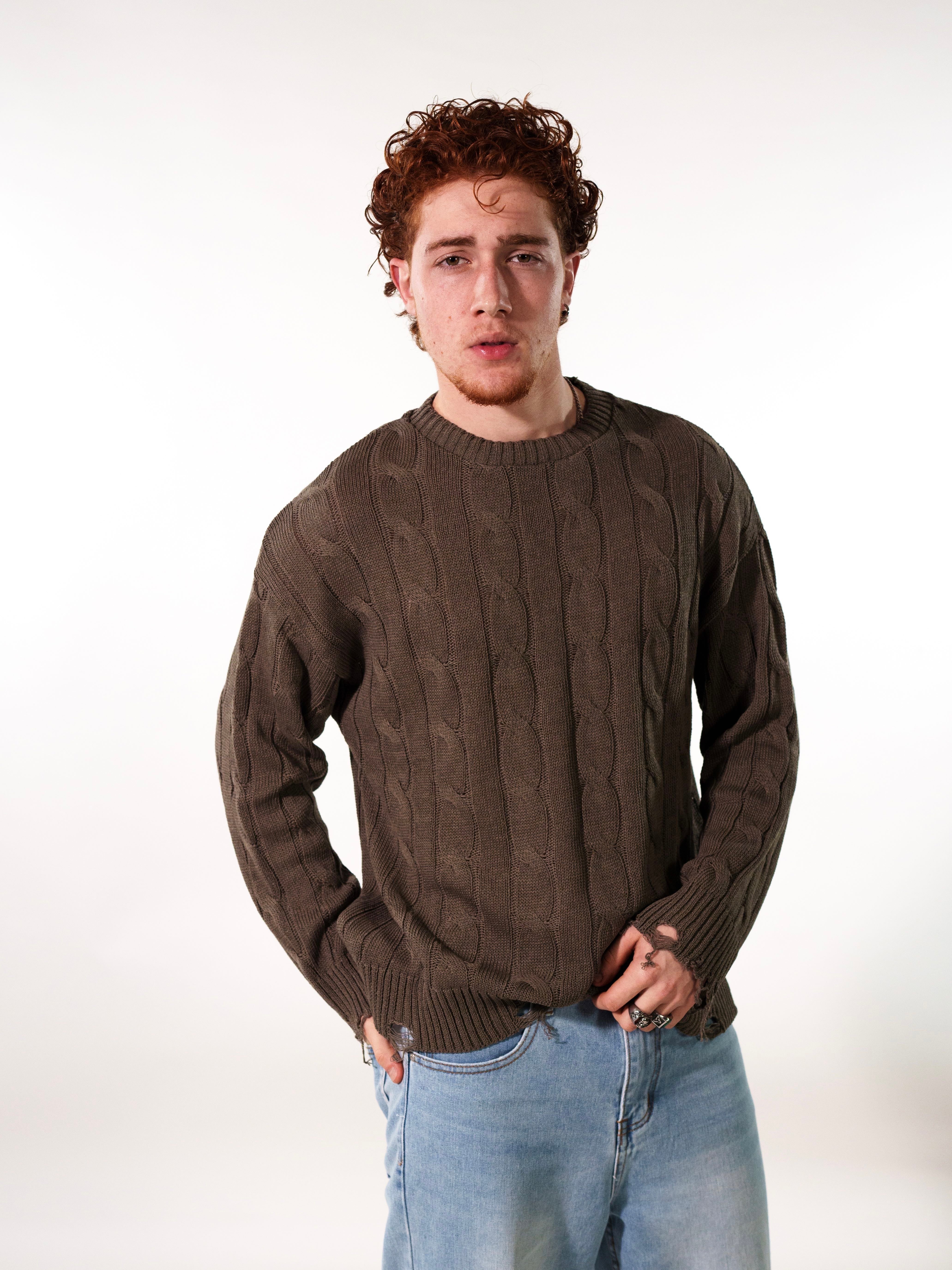 MAGLIA TRECCIA CON STRAPPI