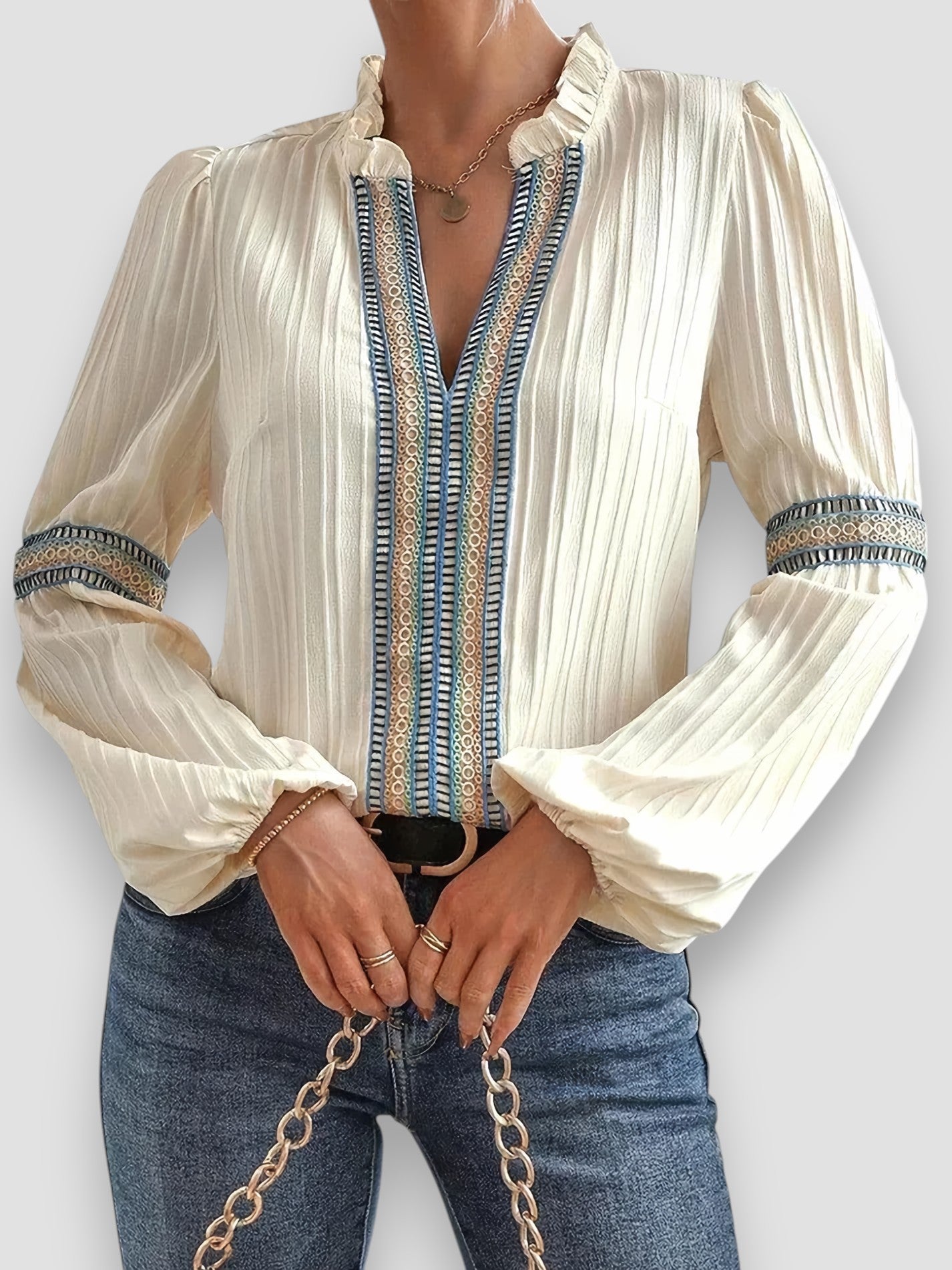 Federica | Blusa in Pizzo