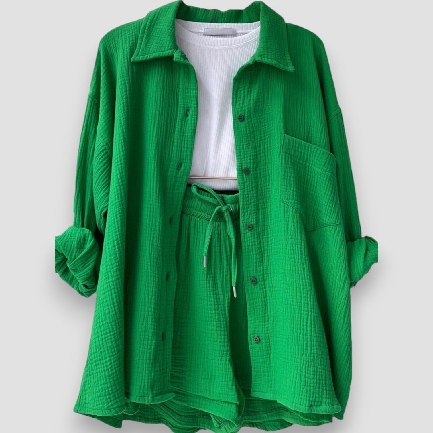 Emilia - Completo in Puro Cotone 2 Pezzi