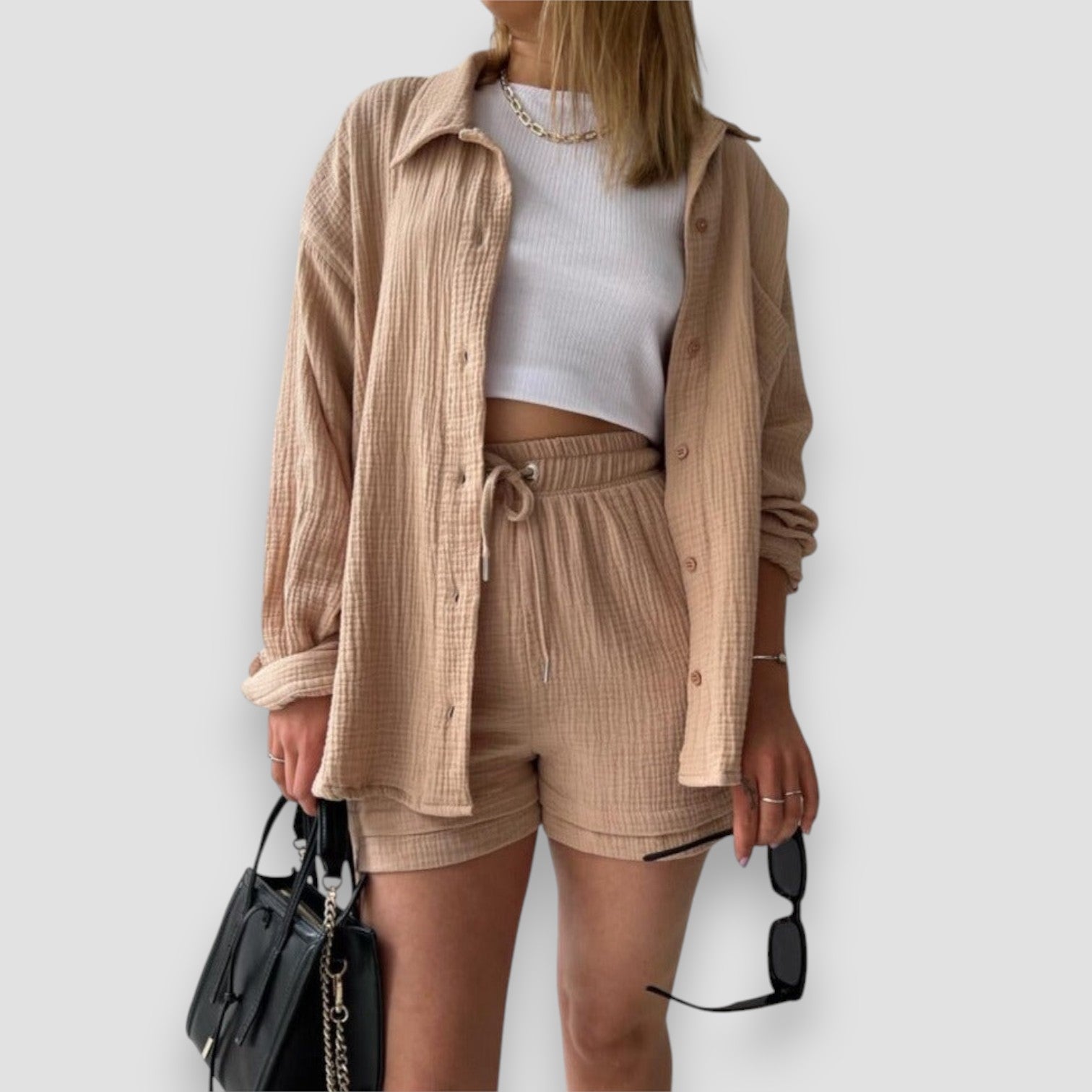 Emilia - Completo in Puro Cotone 2 Pezzi