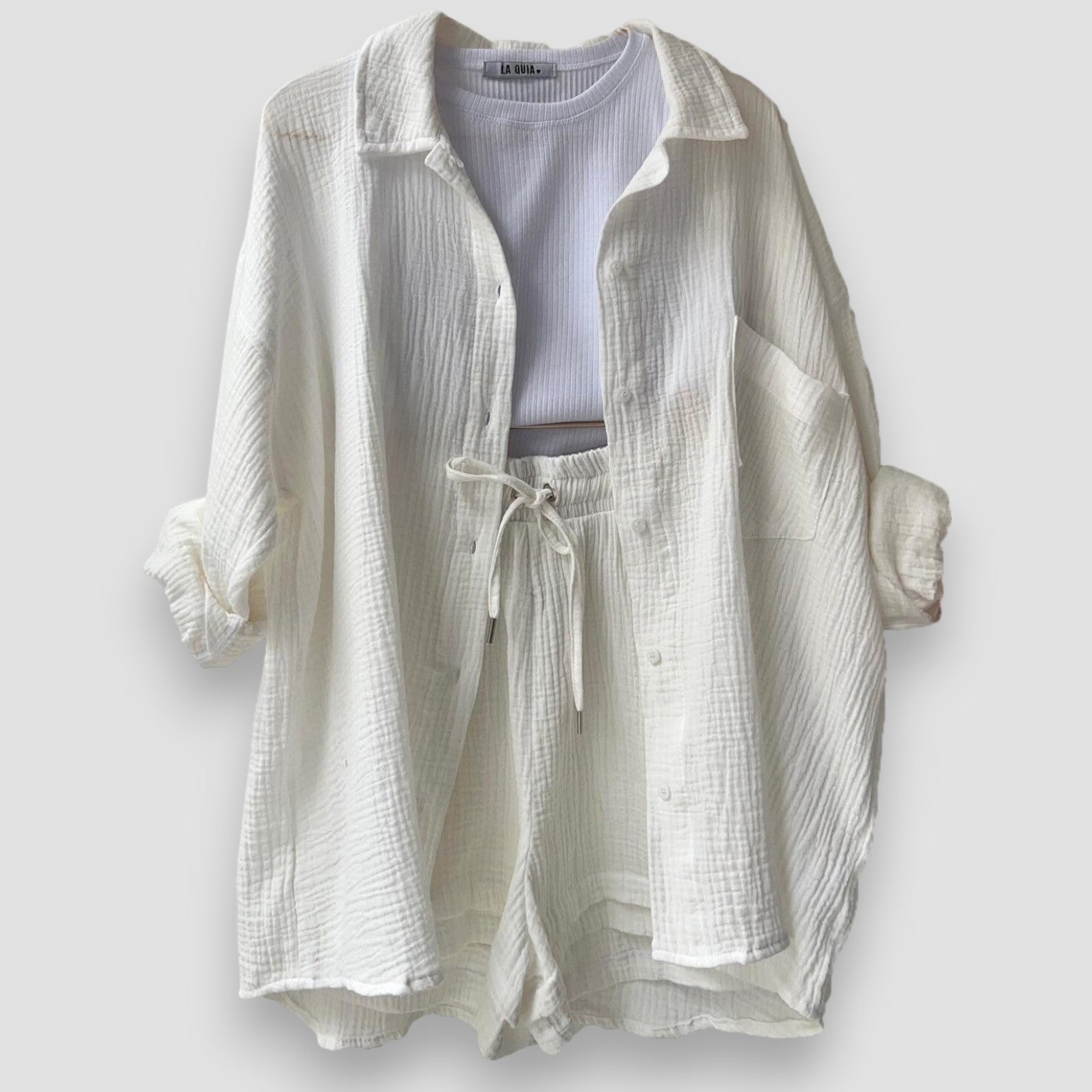Emilia - Completo in Puro Cotone 2 Pezzi