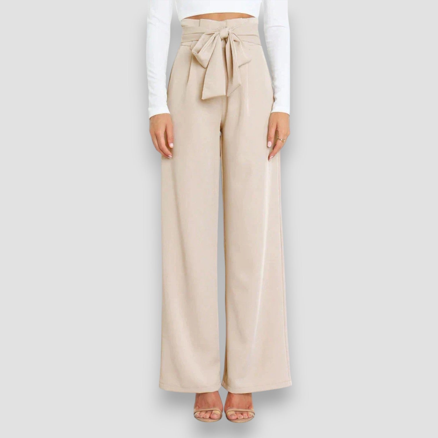 Alina | Pantaloni Eleganti a Gamba Larga
