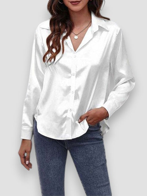 Elisa – Camicia di Seta a Maniche Lunghe