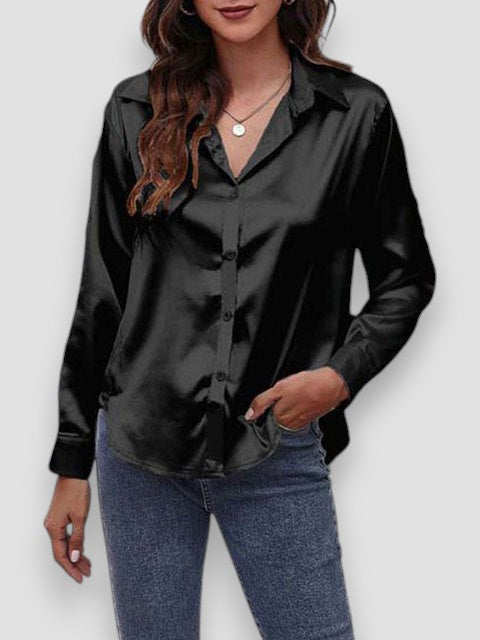 Elisa – Camicia di Seta a Maniche Lunghe