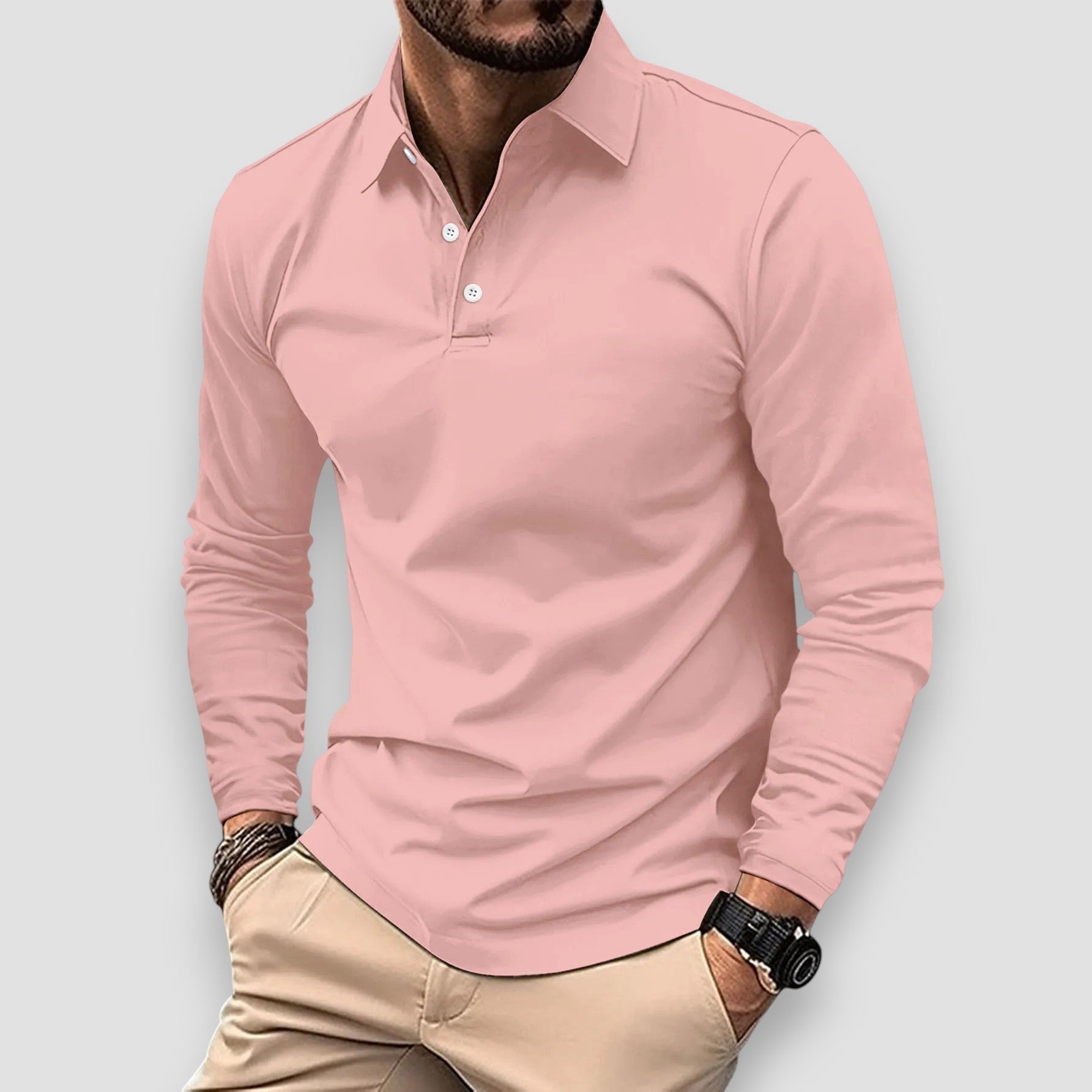 Vincenzo | Polo a Maniche Lunghe