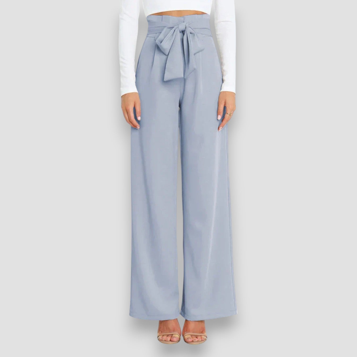 Alina | Pantaloni Eleganti a Gamba Larga