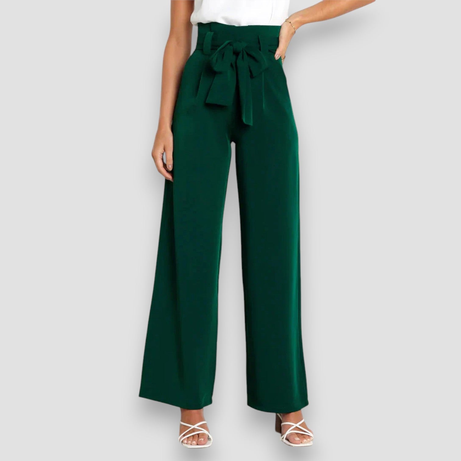 Alina | Pantaloni Eleganti a Gamba Larga