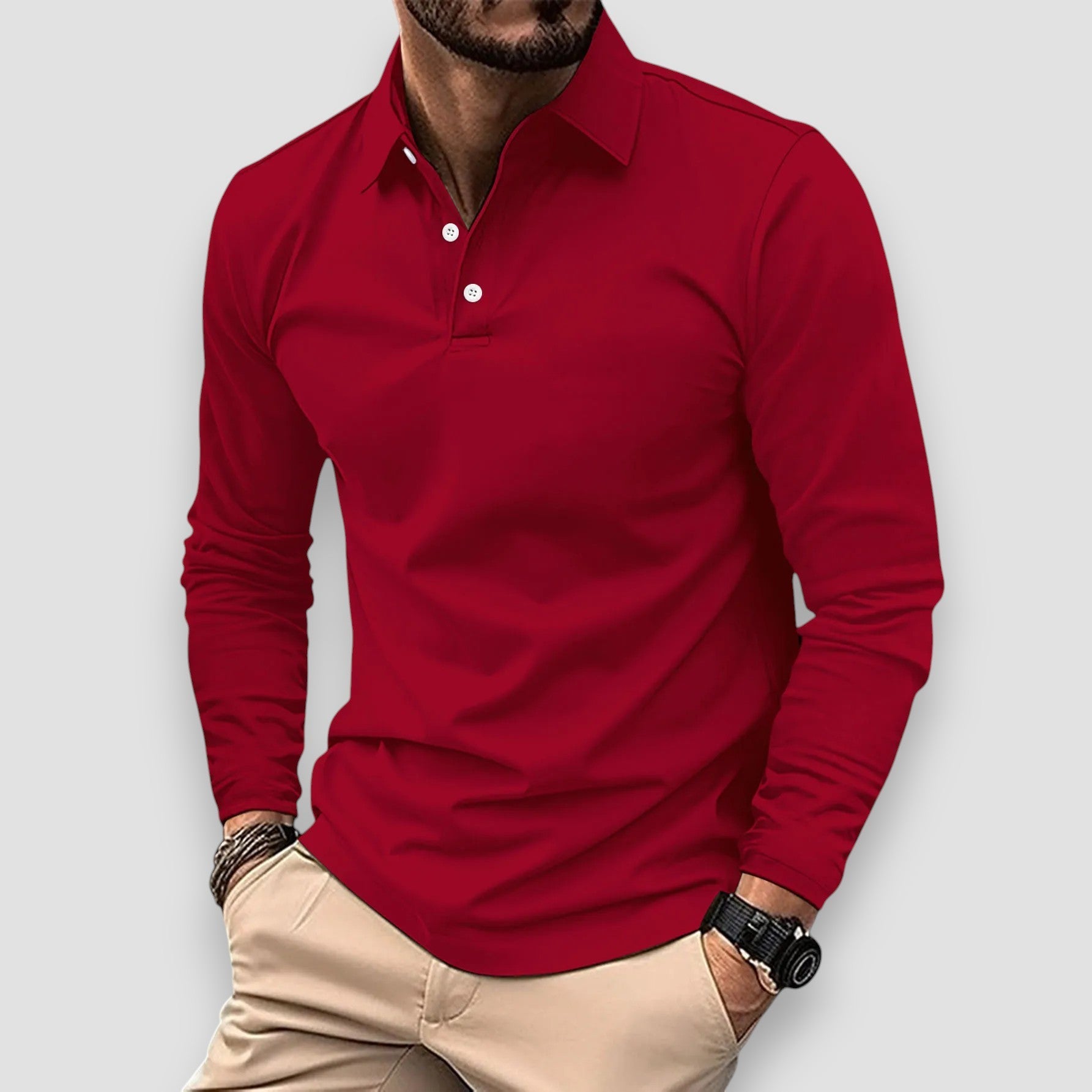 Vincenzo | Polo a Maniche Lunghe