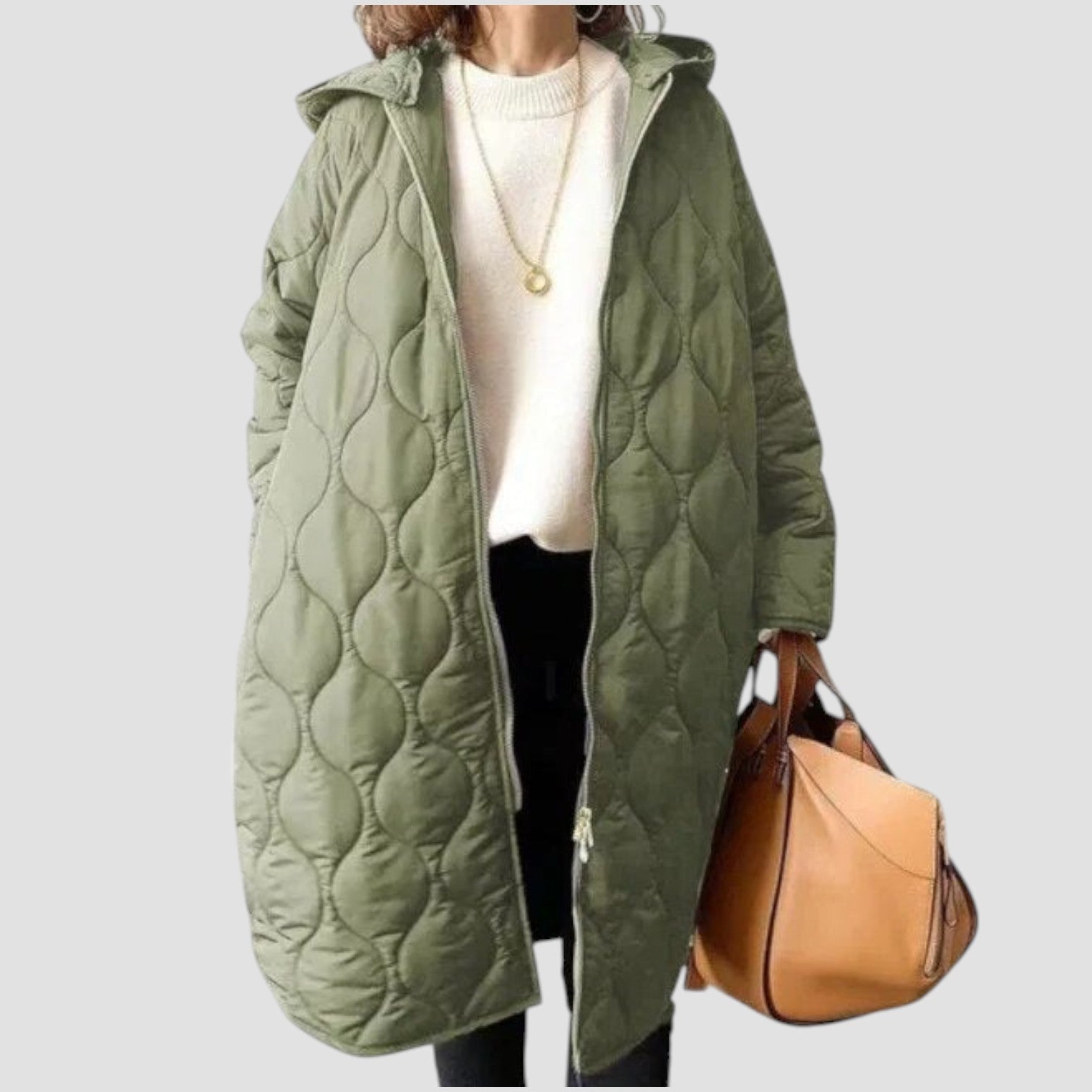 PRISCILLA | PARKA CON CAPPUCCIO E DETTAGLI ELEGANTI