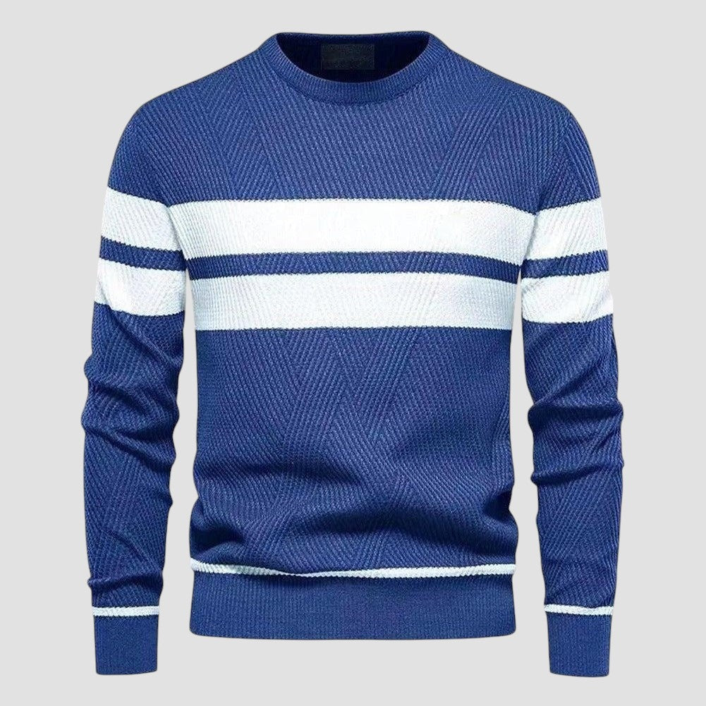 ENZO | Maglione a Righe - Comfort e Stile