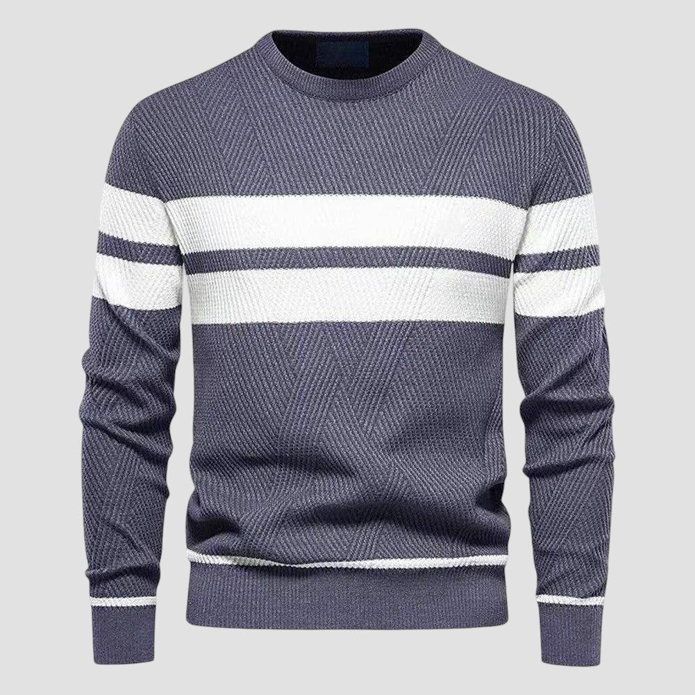 ENZO | Maglione a Righe - Comfort e Stile