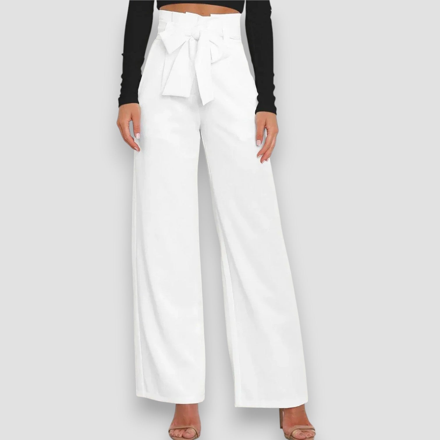 Alina | Pantaloni Eleganti a Gamba Larga