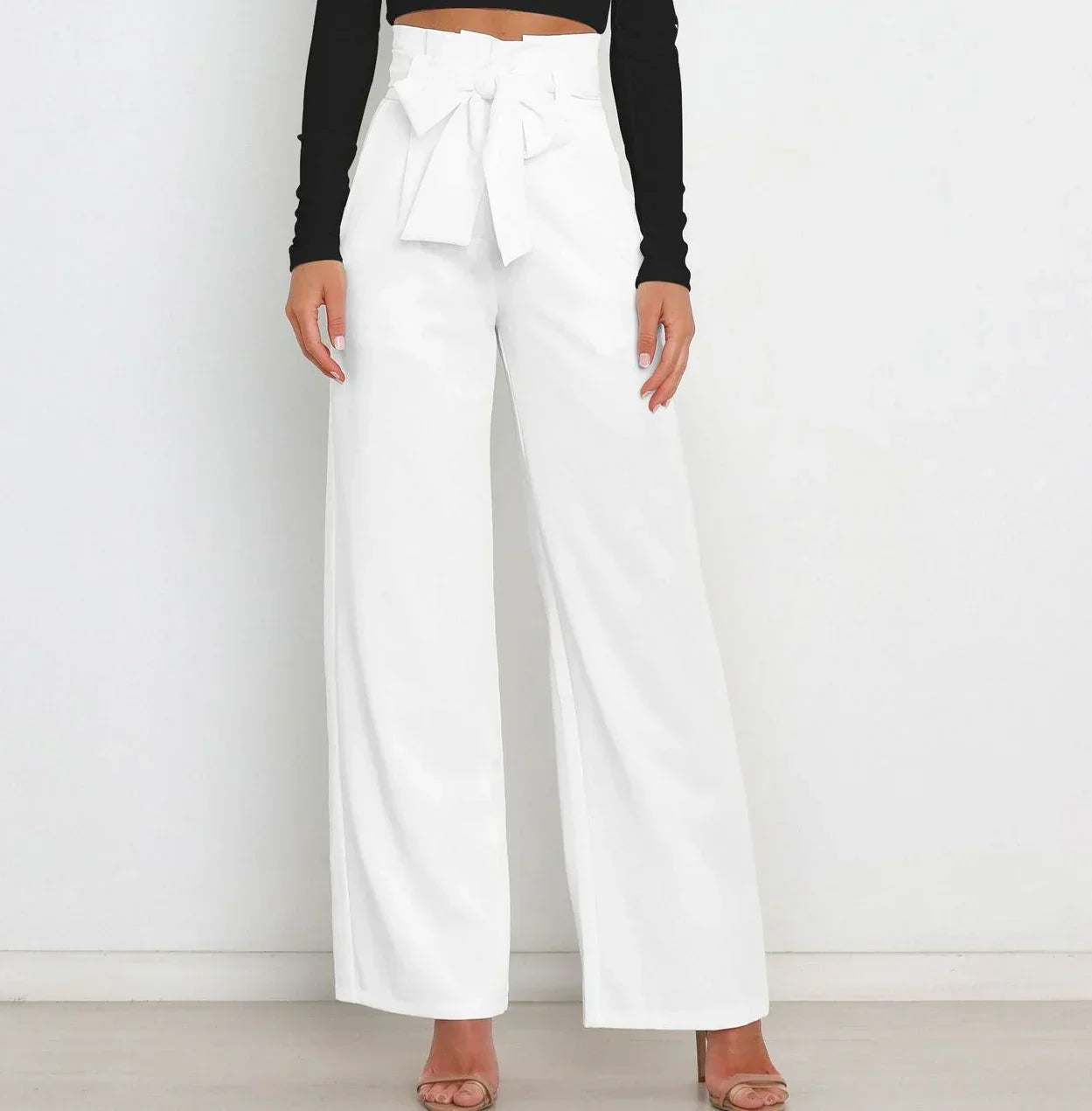 Alina | Pantaloni Eleganti a Gamba Larga