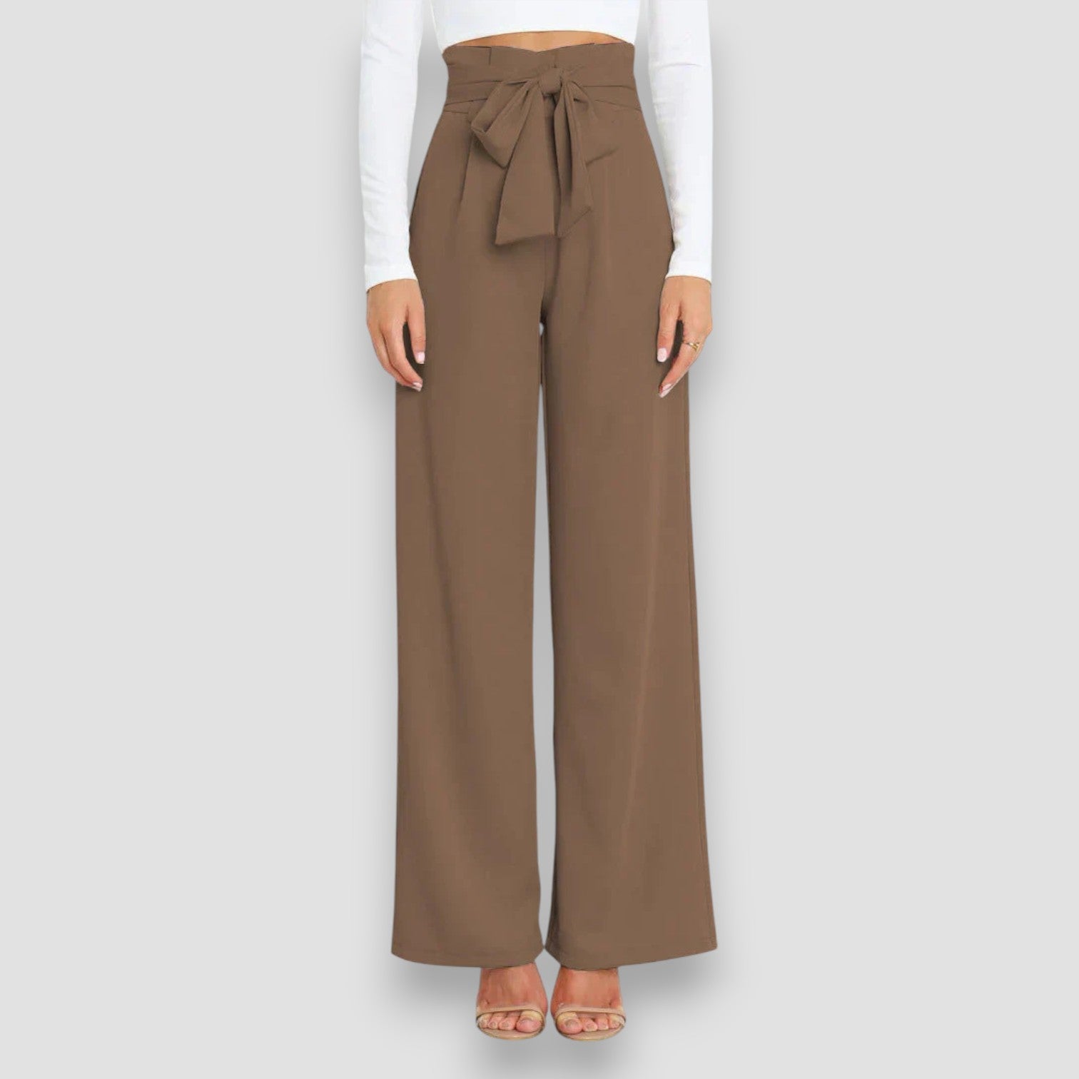 Alina | Pantaloni Eleganti a Gamba Larga